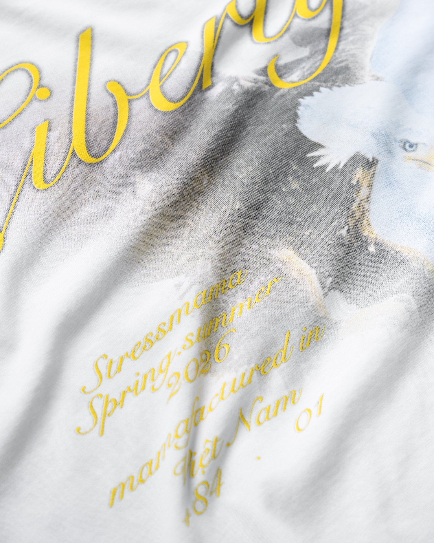 SS26 LIBERTY T-SHIRT - WHITE