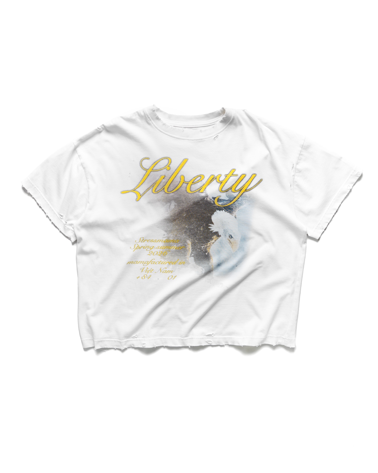 SS26 LIBERTY T-SHIRT - WHITE