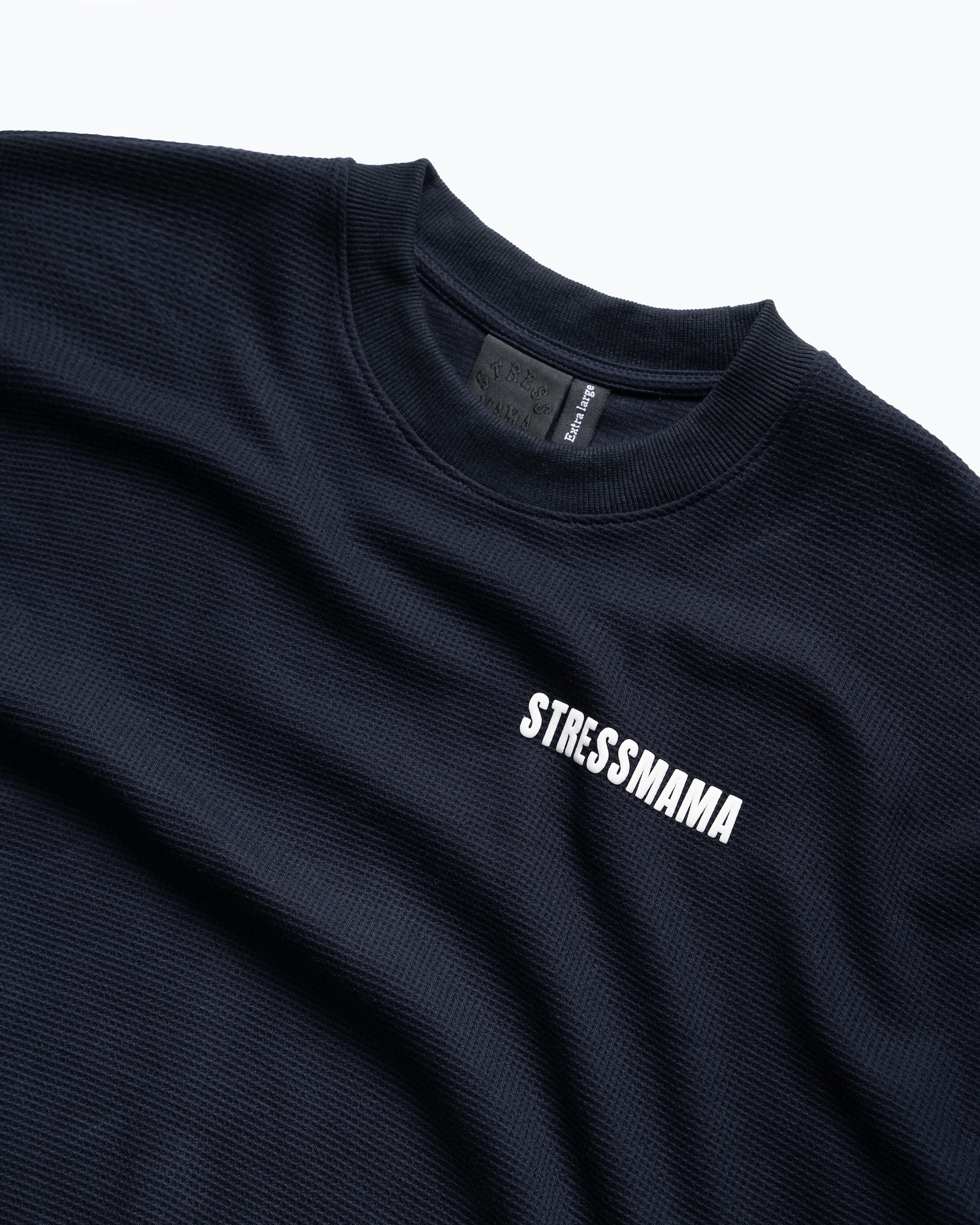 SS26 WAFFLE LONGSLEEVE - DARK BLUE