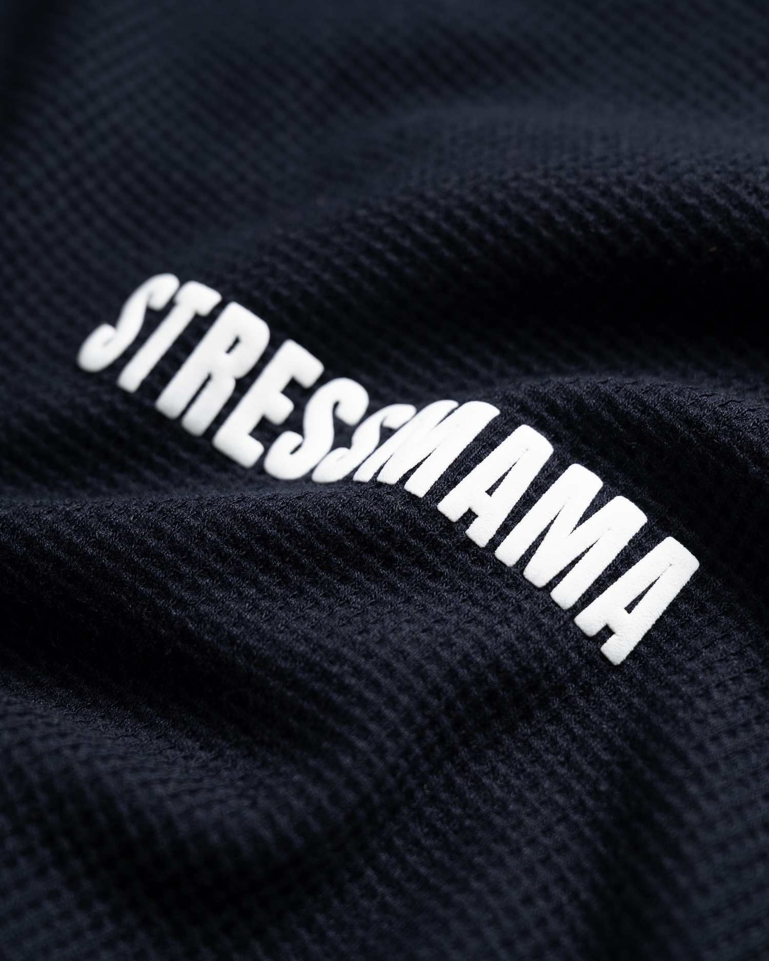 SS26 WAFFLE LONGSLEEVE - DARK BLUE