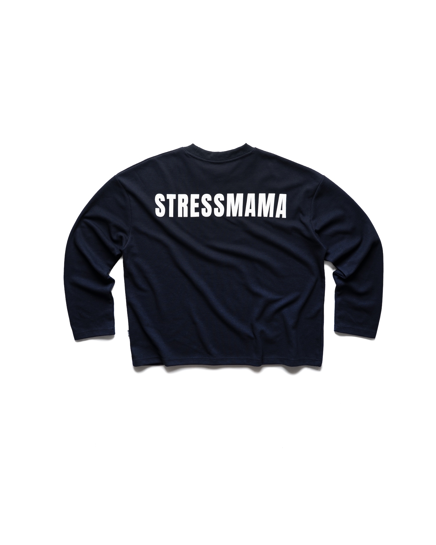 SS26 WAFFLE LONGSLEEVE - DARK BLUE