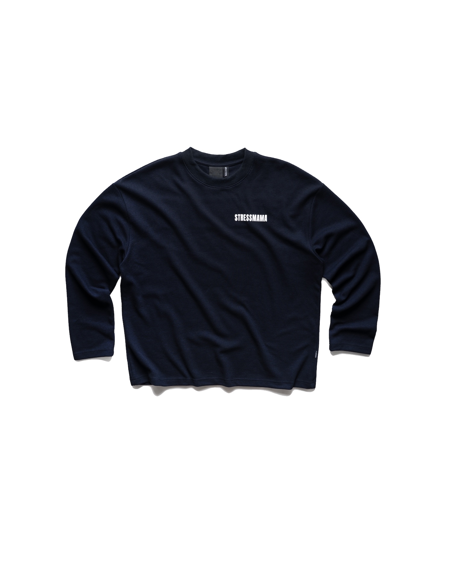 SS26 WAFFLE LONGSLEEVE - DARK BLUE