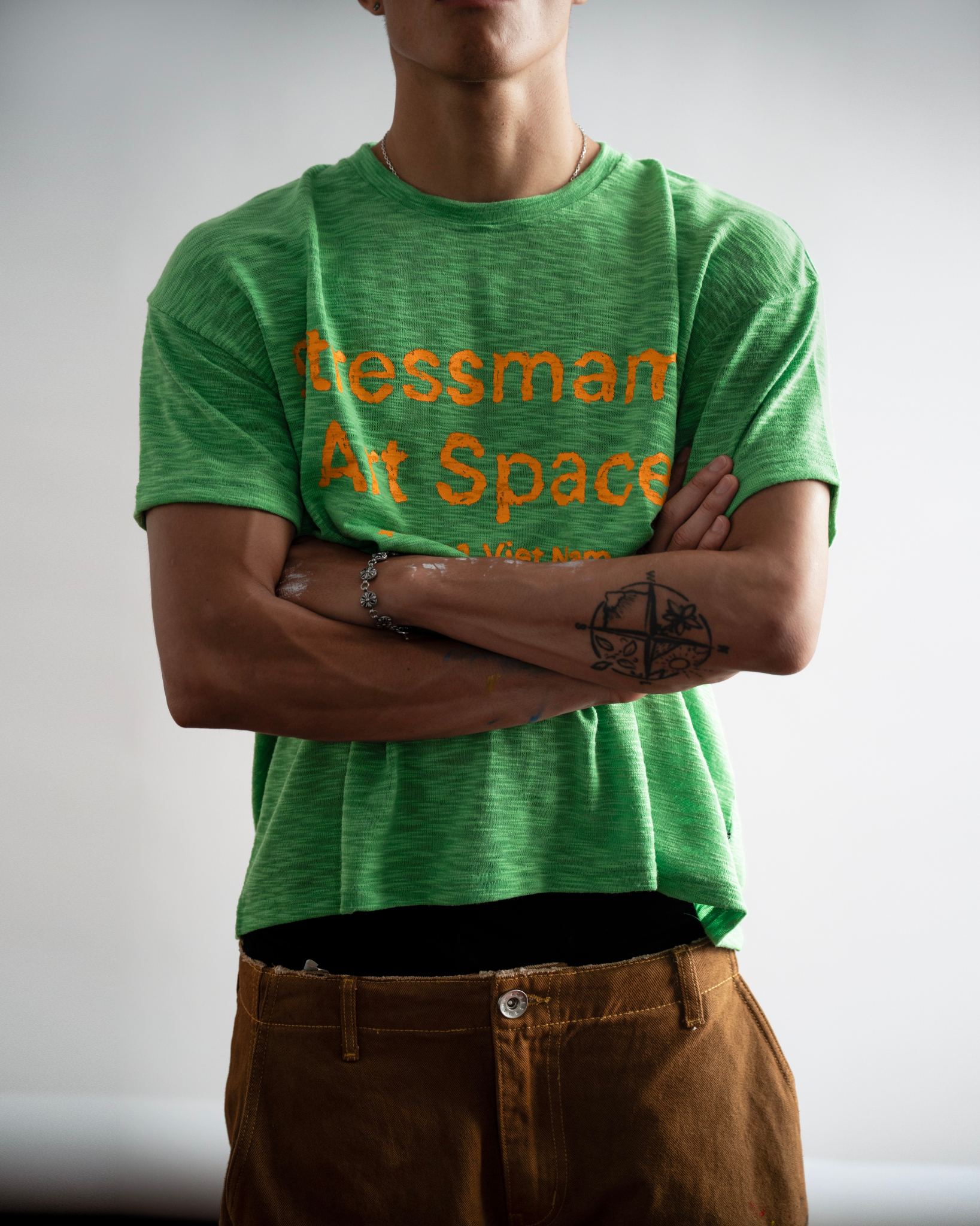 SSMA ART SPACE 8401 T-SHIRT - GREEN
