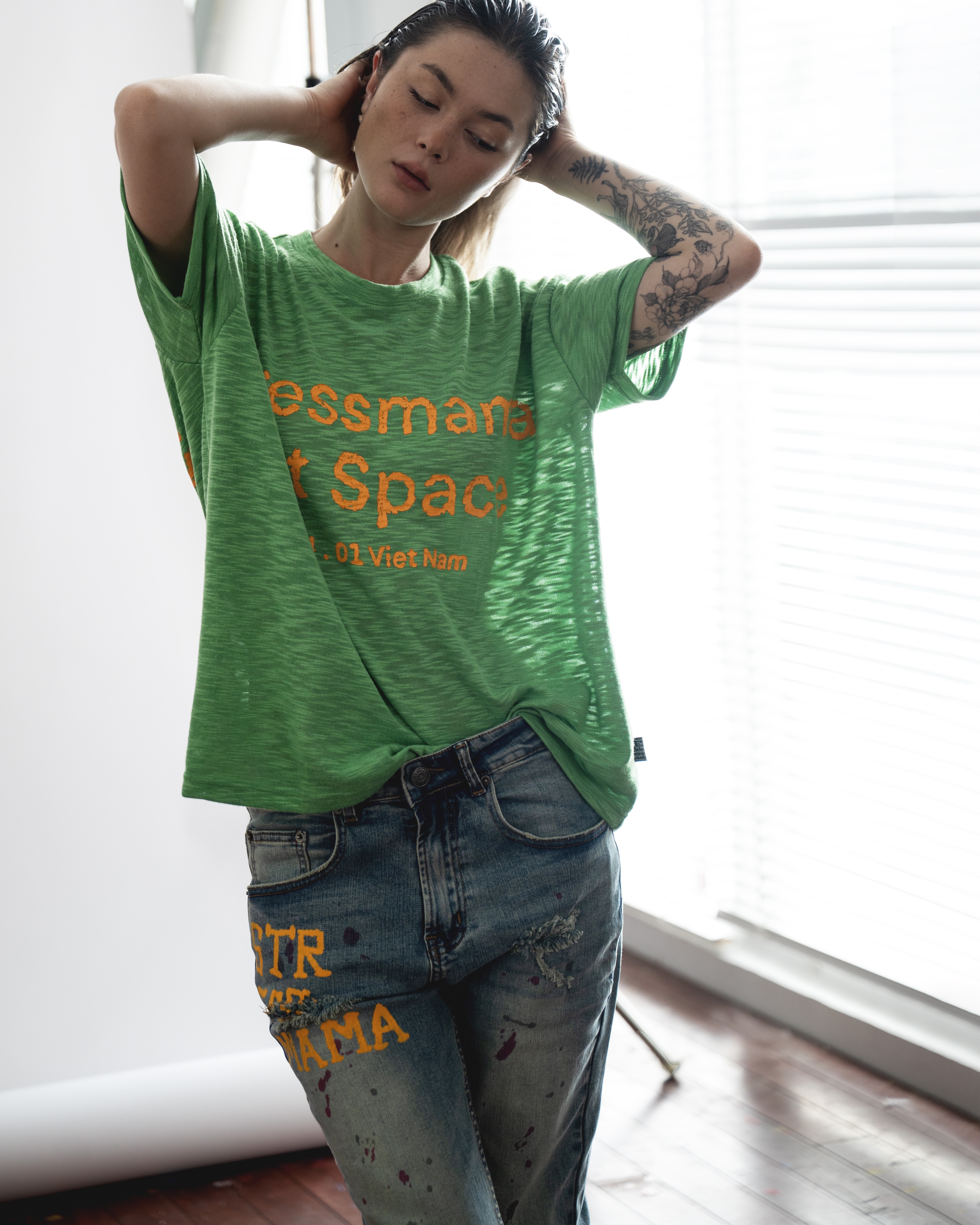 SSMA ART SPACE 8401 T-SHIRT - GREEN