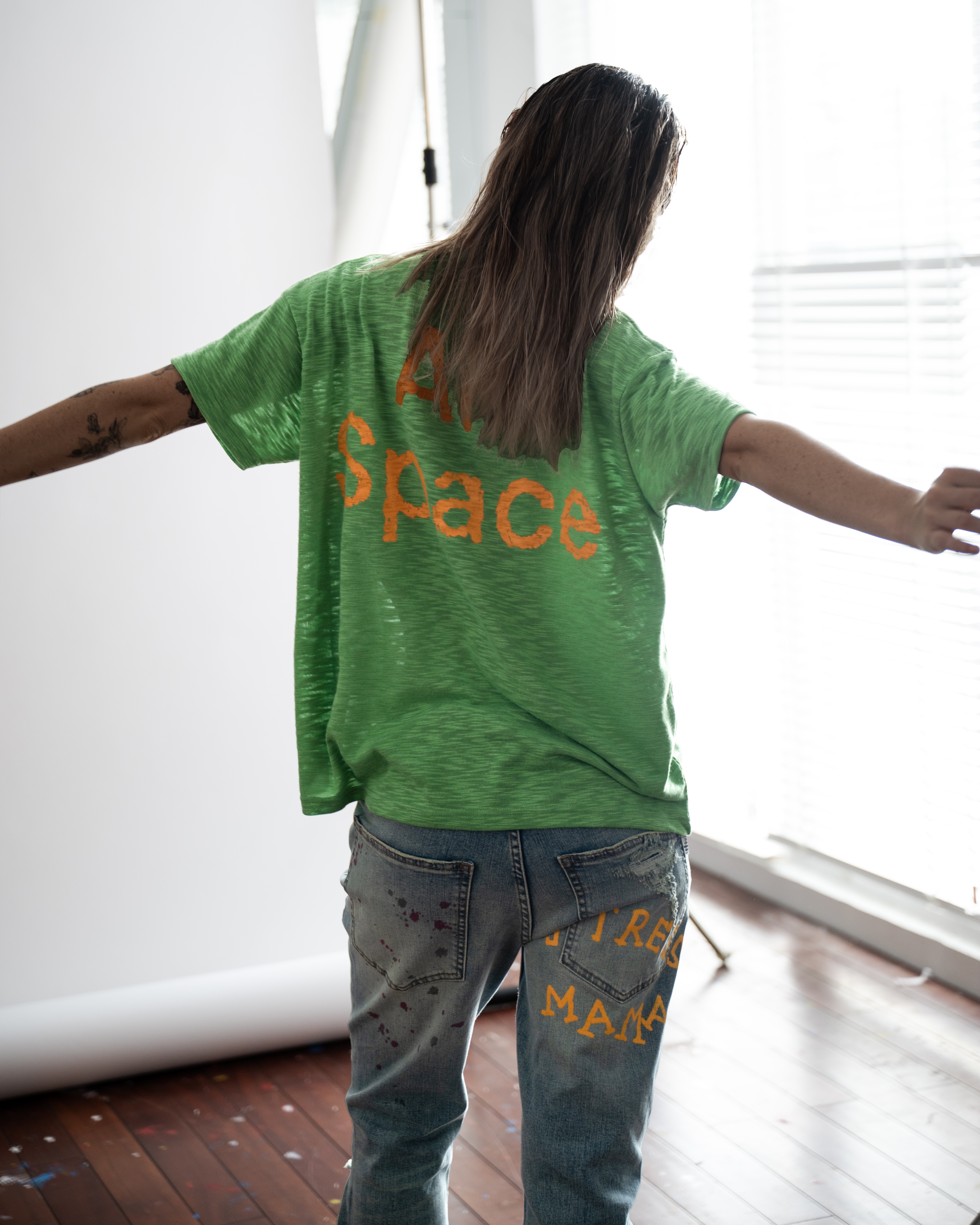 SSMA ART SPACE 8401 T-SHIRT - GREEN