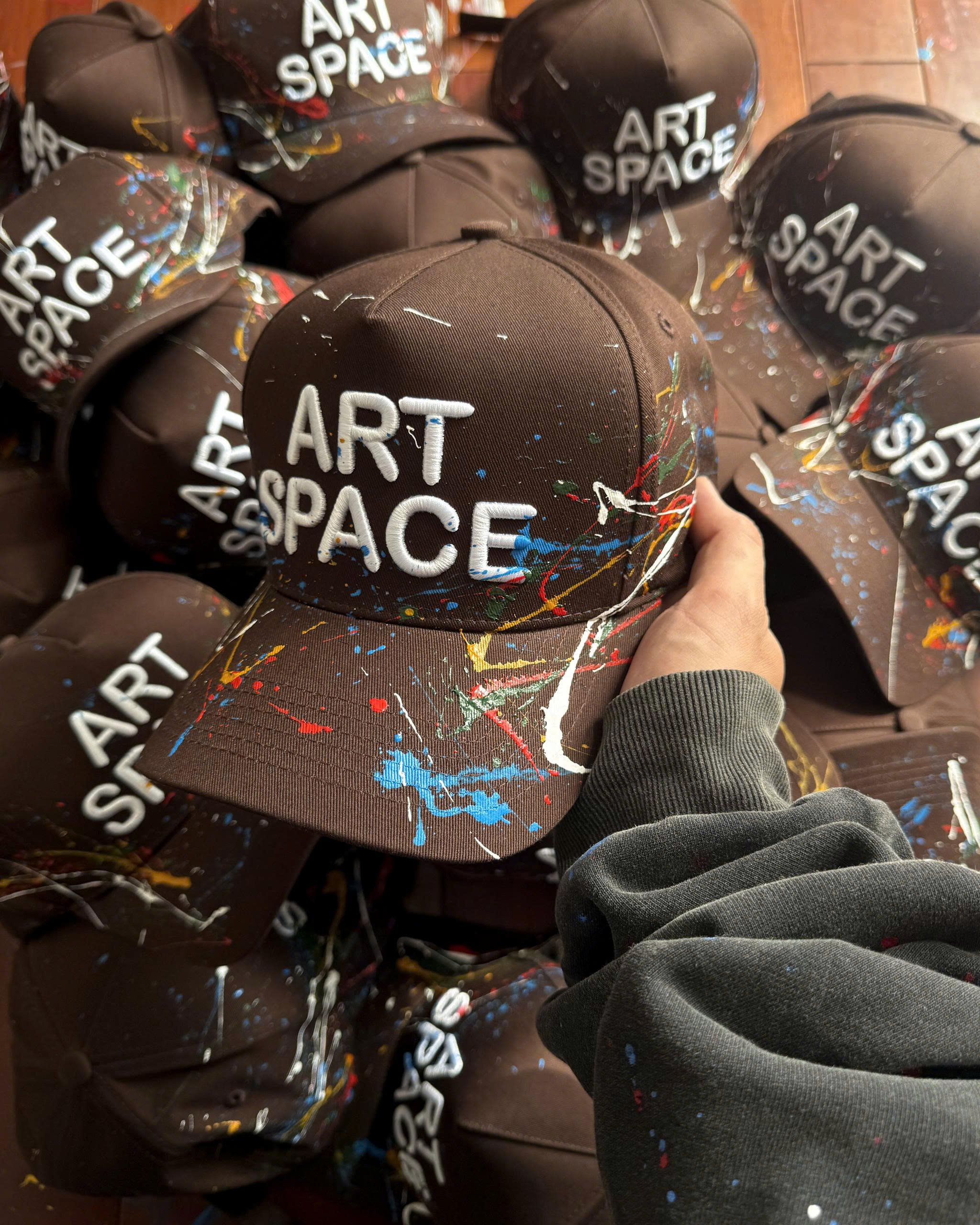 SSMA ART SPACE CAP - BROWN