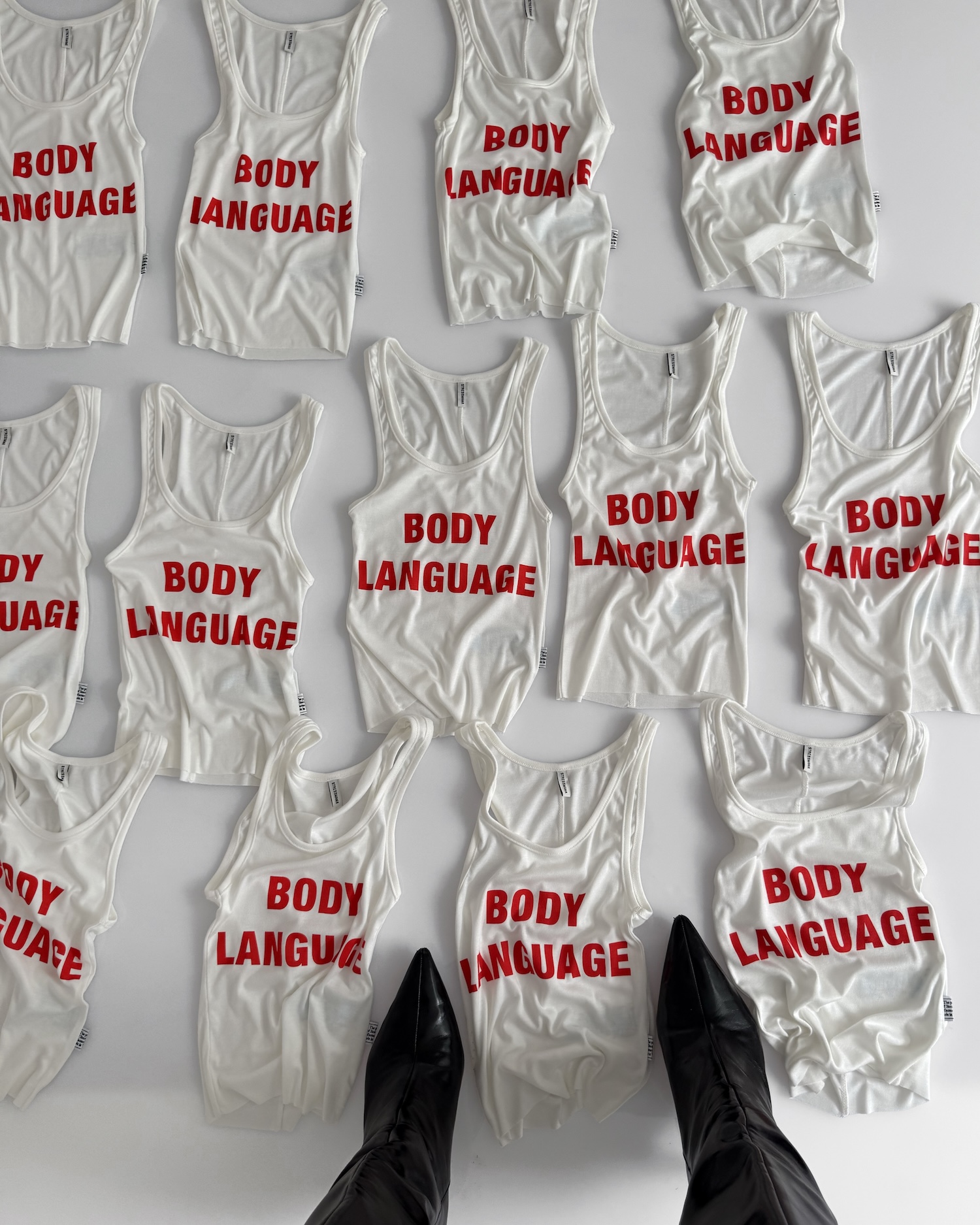 SSMA BODY LANGUAGE TANKTOP - WHITE