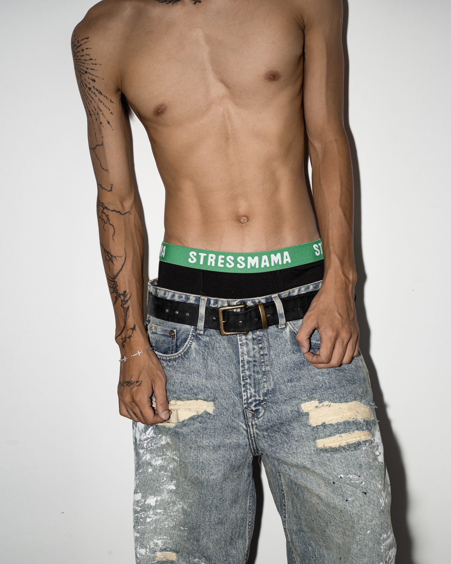 SSMA BOXER - GREEN BLACK