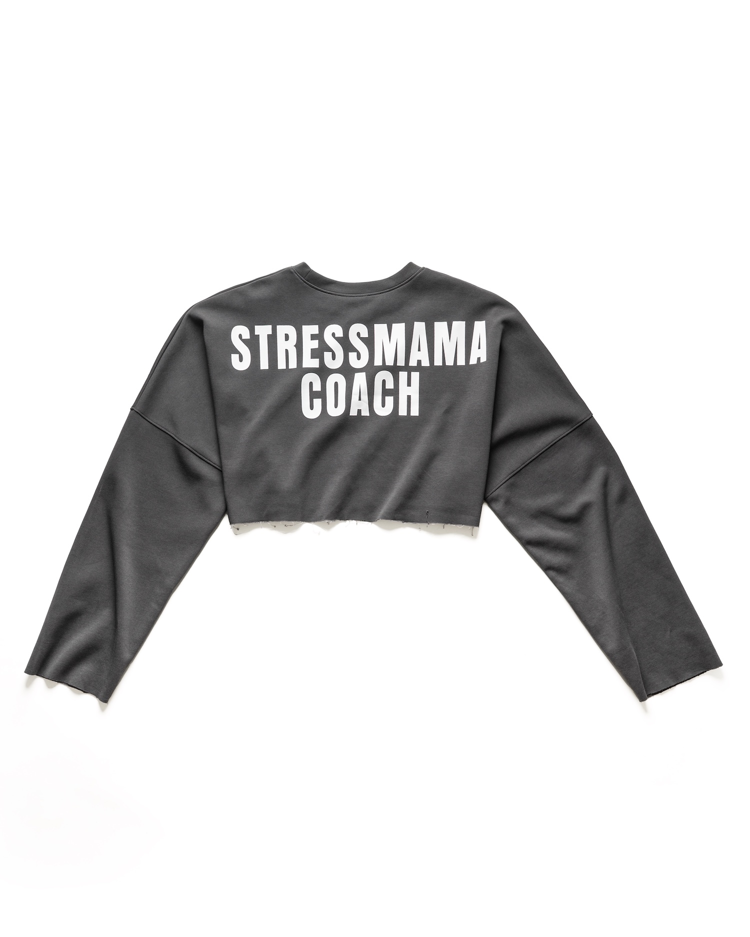 SSMA COACH CROP LONGSLEEVE - GRAY