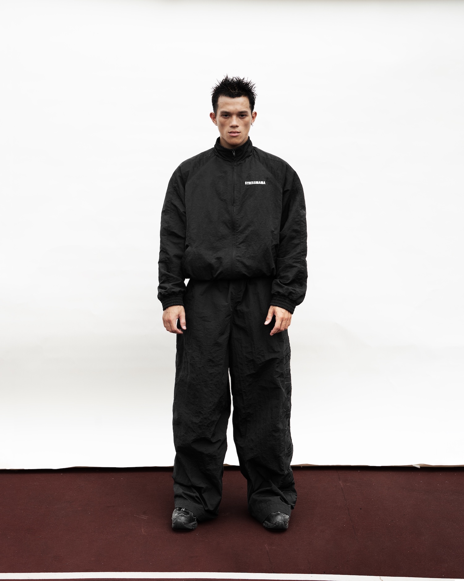 SSMA COACH TRACK JACKET - BLACK