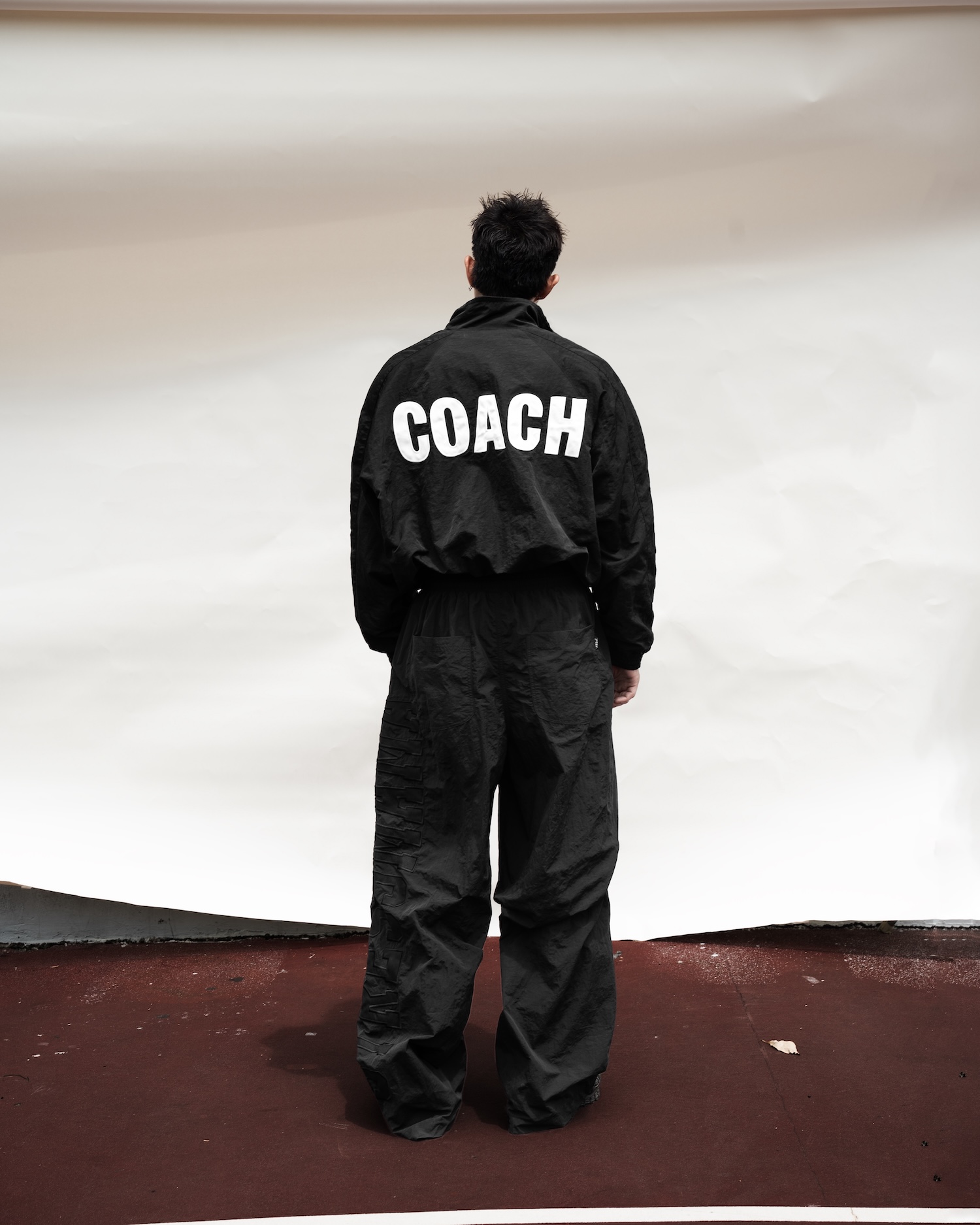 SSMA COACH TRACK JACKET - BLACK