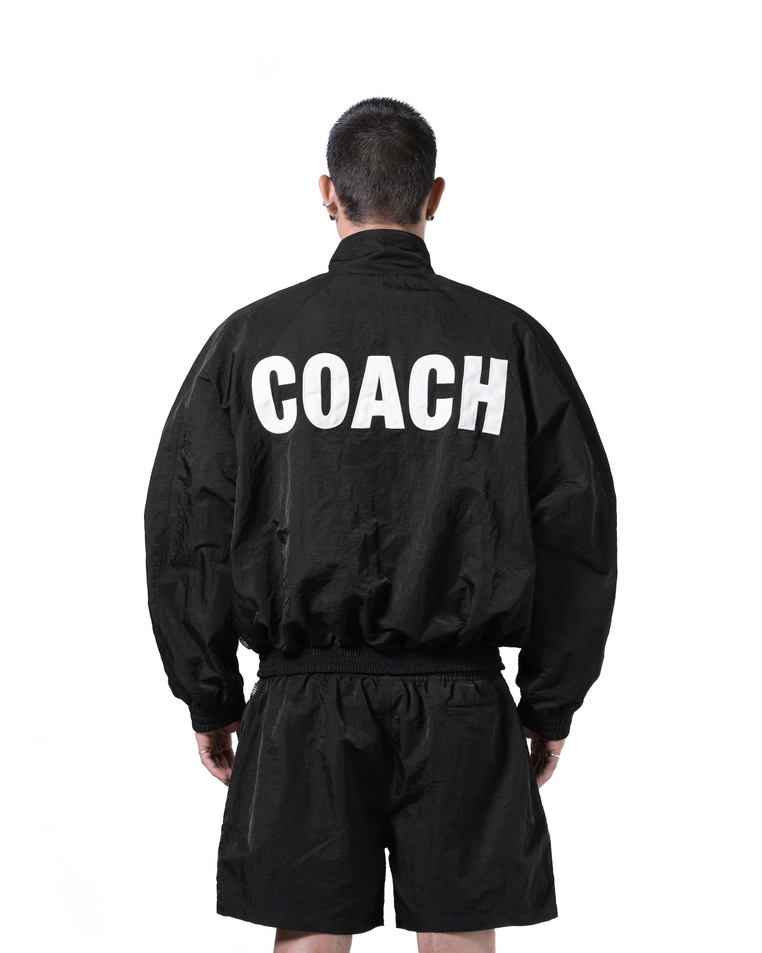 SSMA COACH TRACK JACKET - BLACK