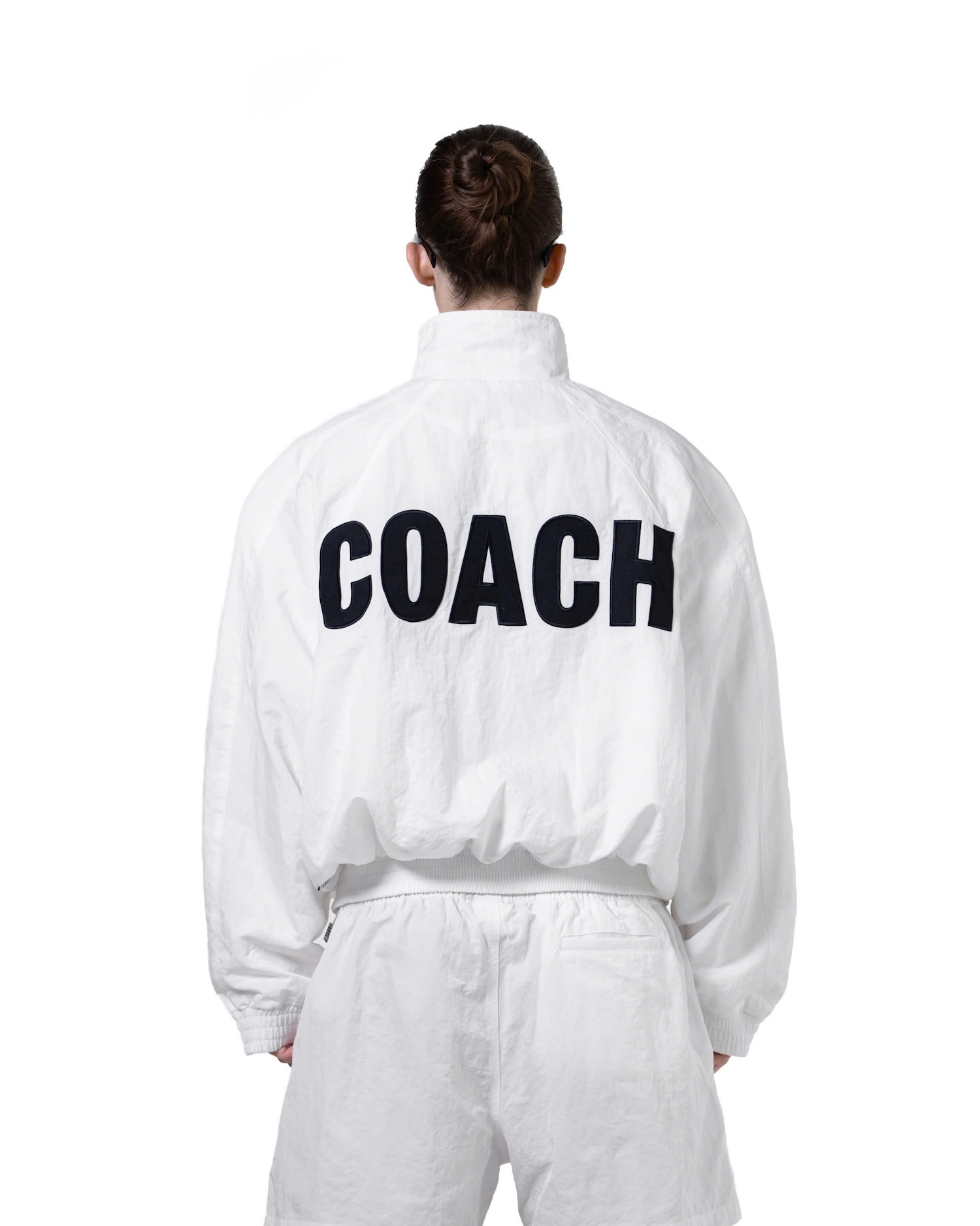 SSMA COACH TRACK JACKET - WHITE