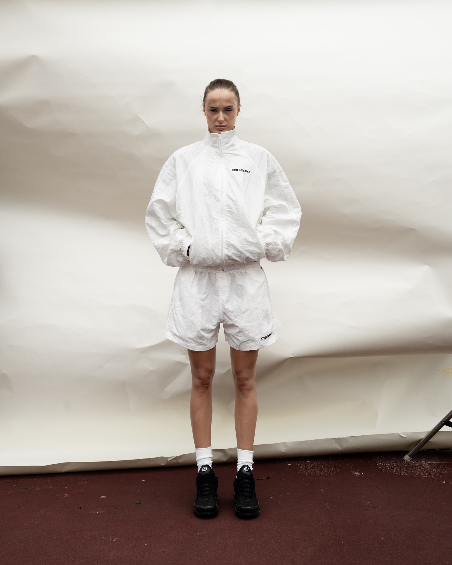 SSMA COACH TRACK JACKET - WHITE