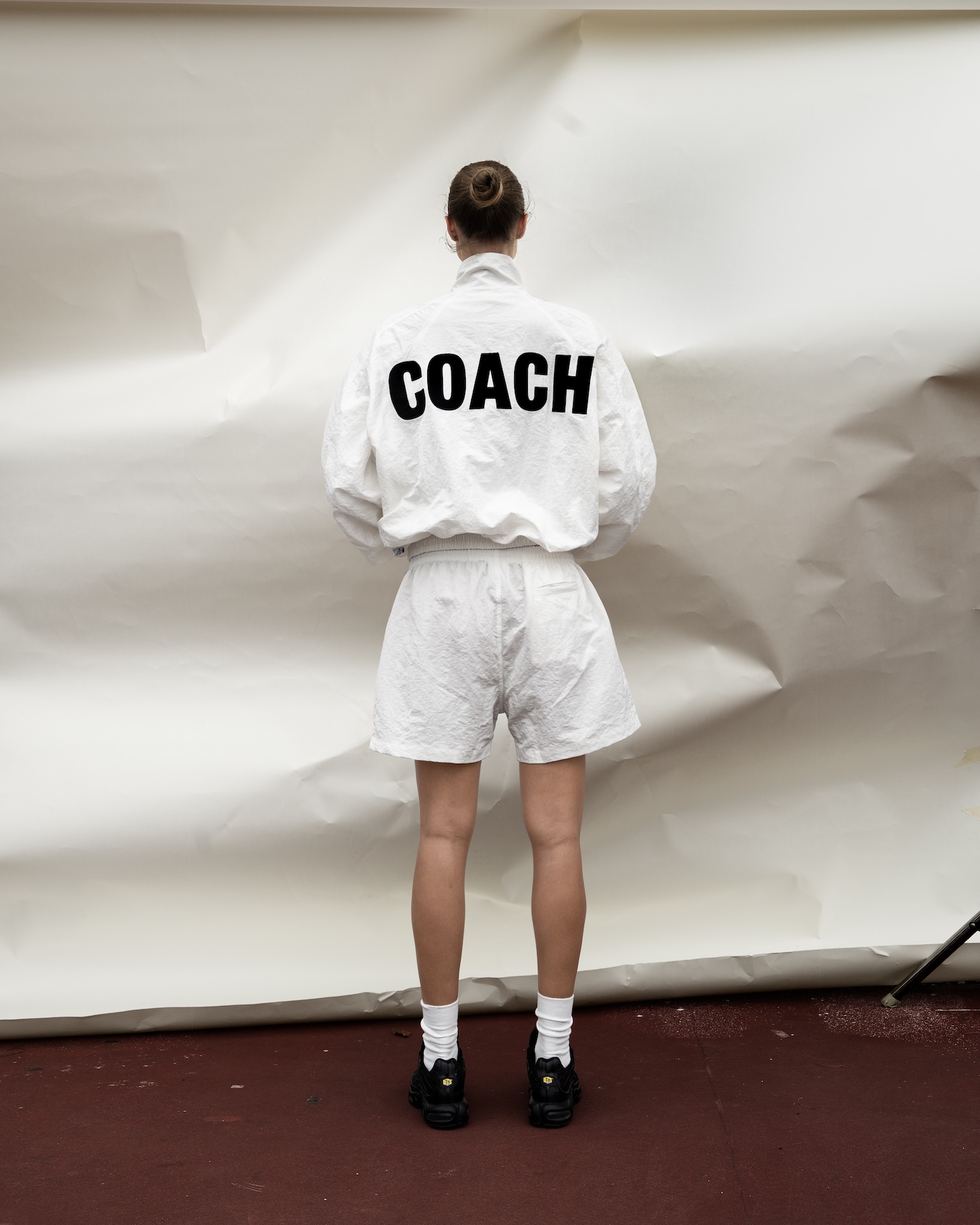 SSMA COACH TRACK JACKET - WHITE