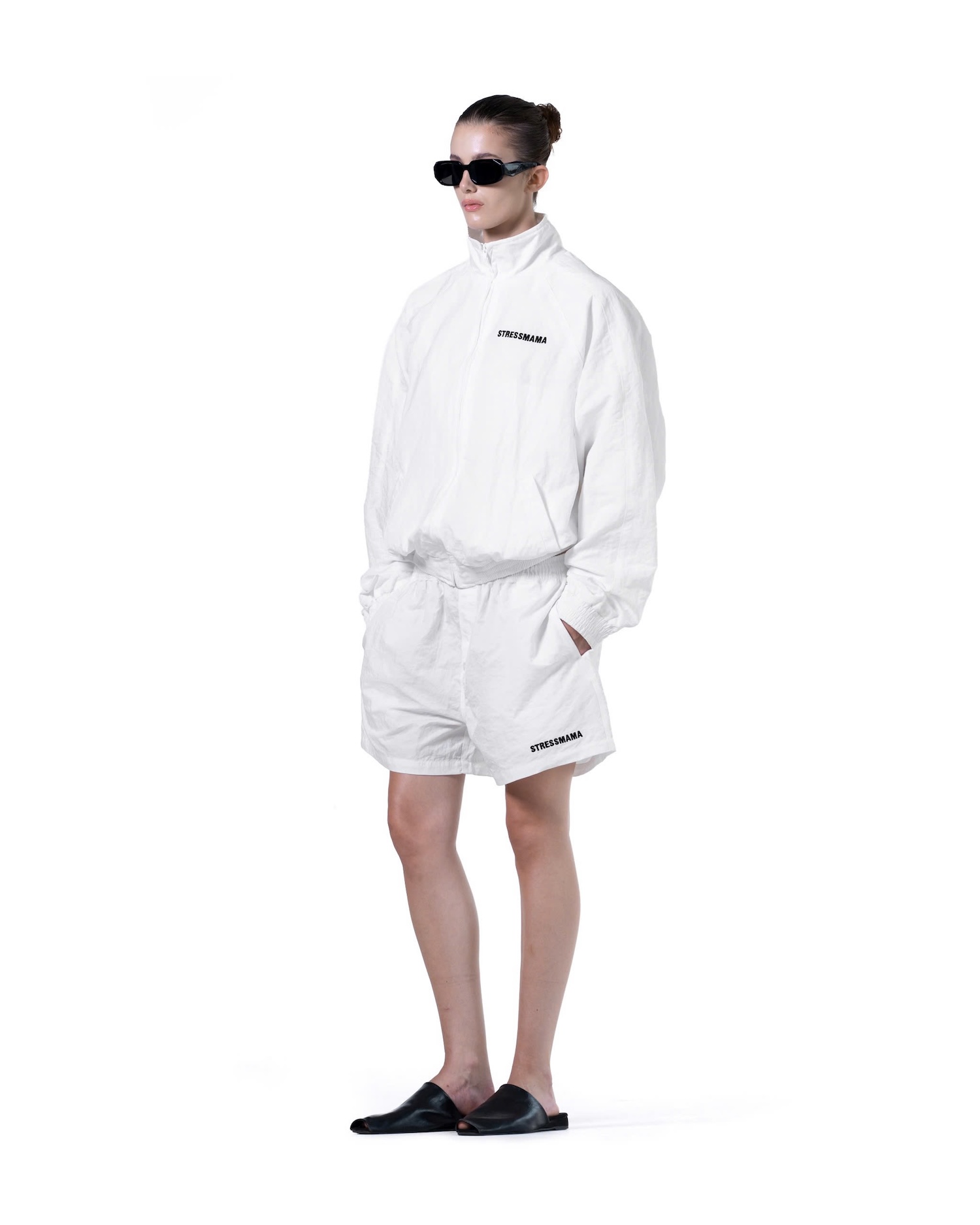 SSMA COACH TRACK JACKET - WHITE