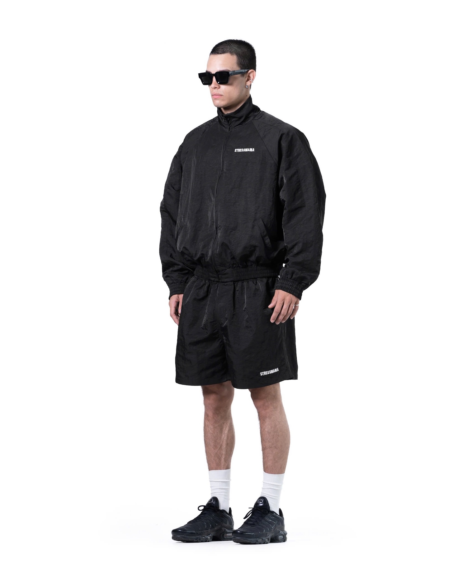 SSMA COACH TRACK SHORTS - BLACK