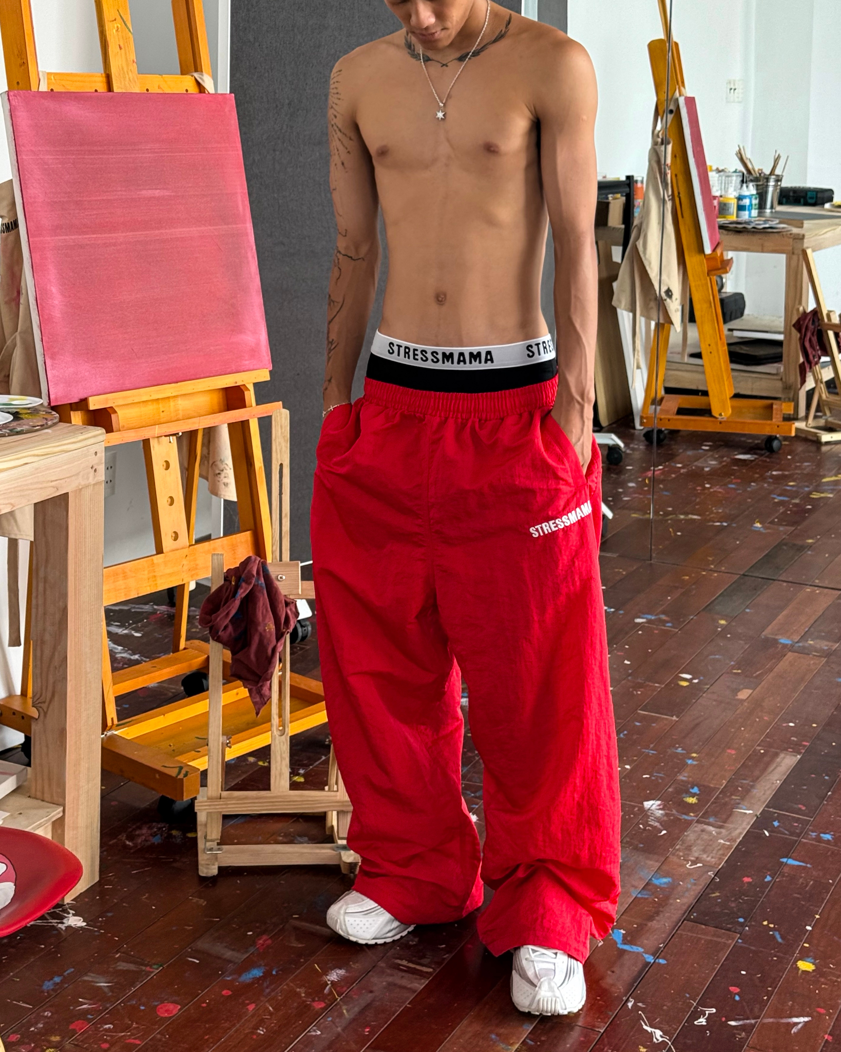 SSMA COACH TRACKSUIT PANTS V2 - RED