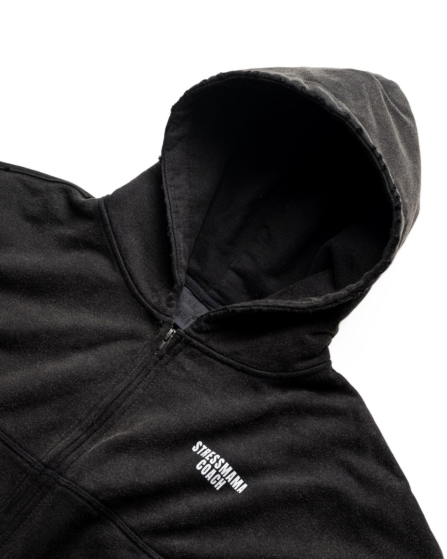 SSMA COACH V2 ZIP HOODIE - BLACK