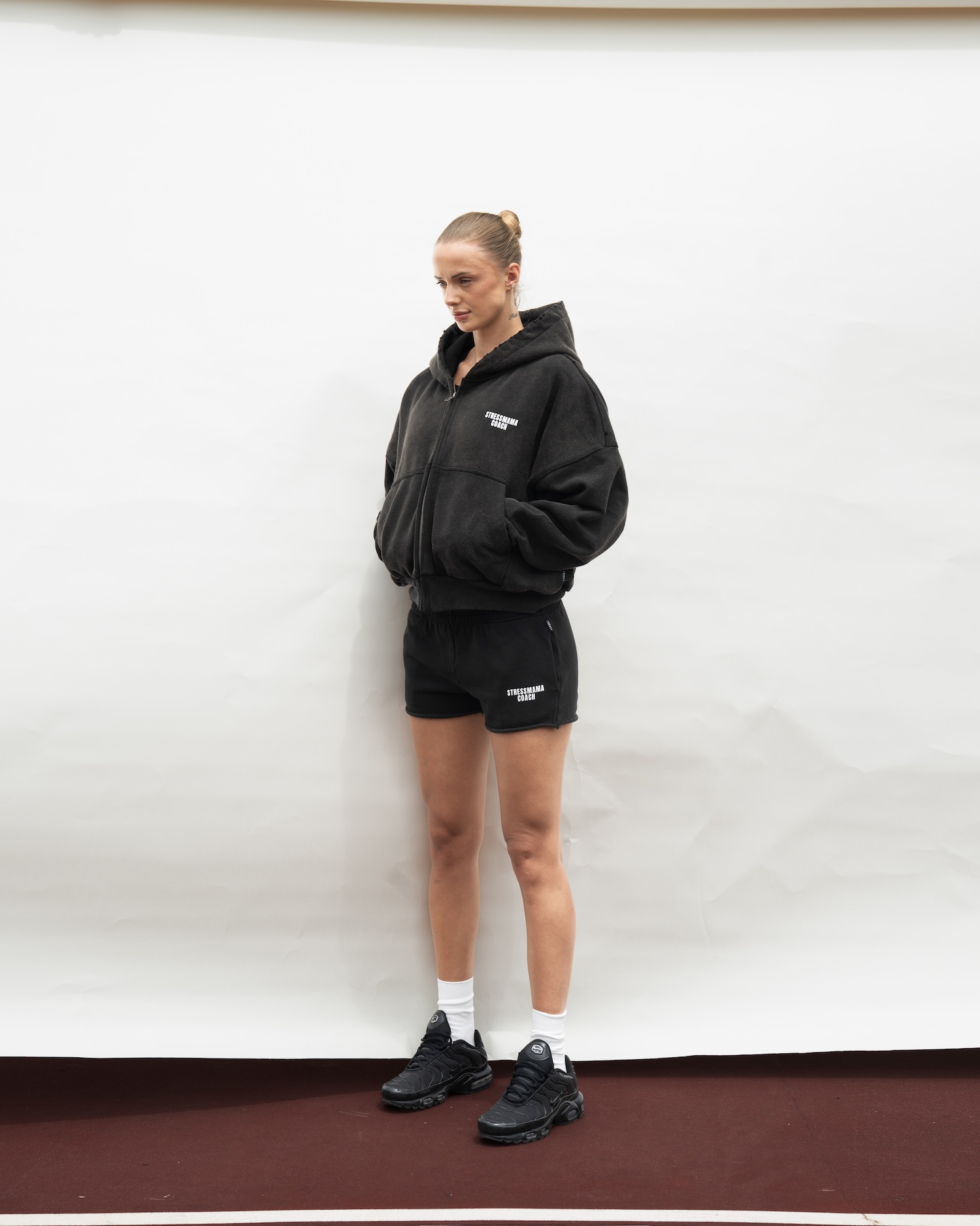 SSMA COACH V2 ZIP HOODIE - BLACK