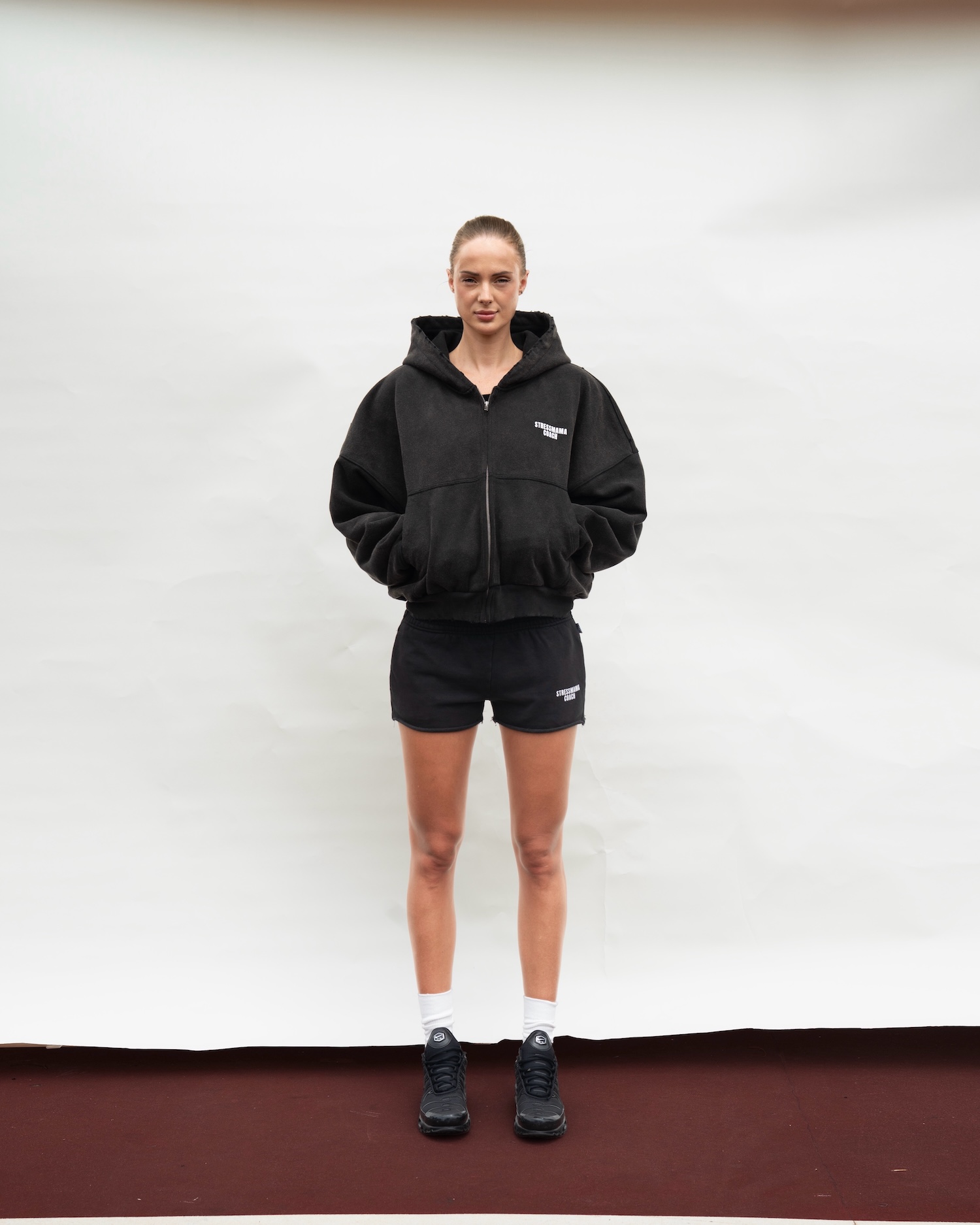 SSMA COACH V2 ZIP HOODIE - BLACK
