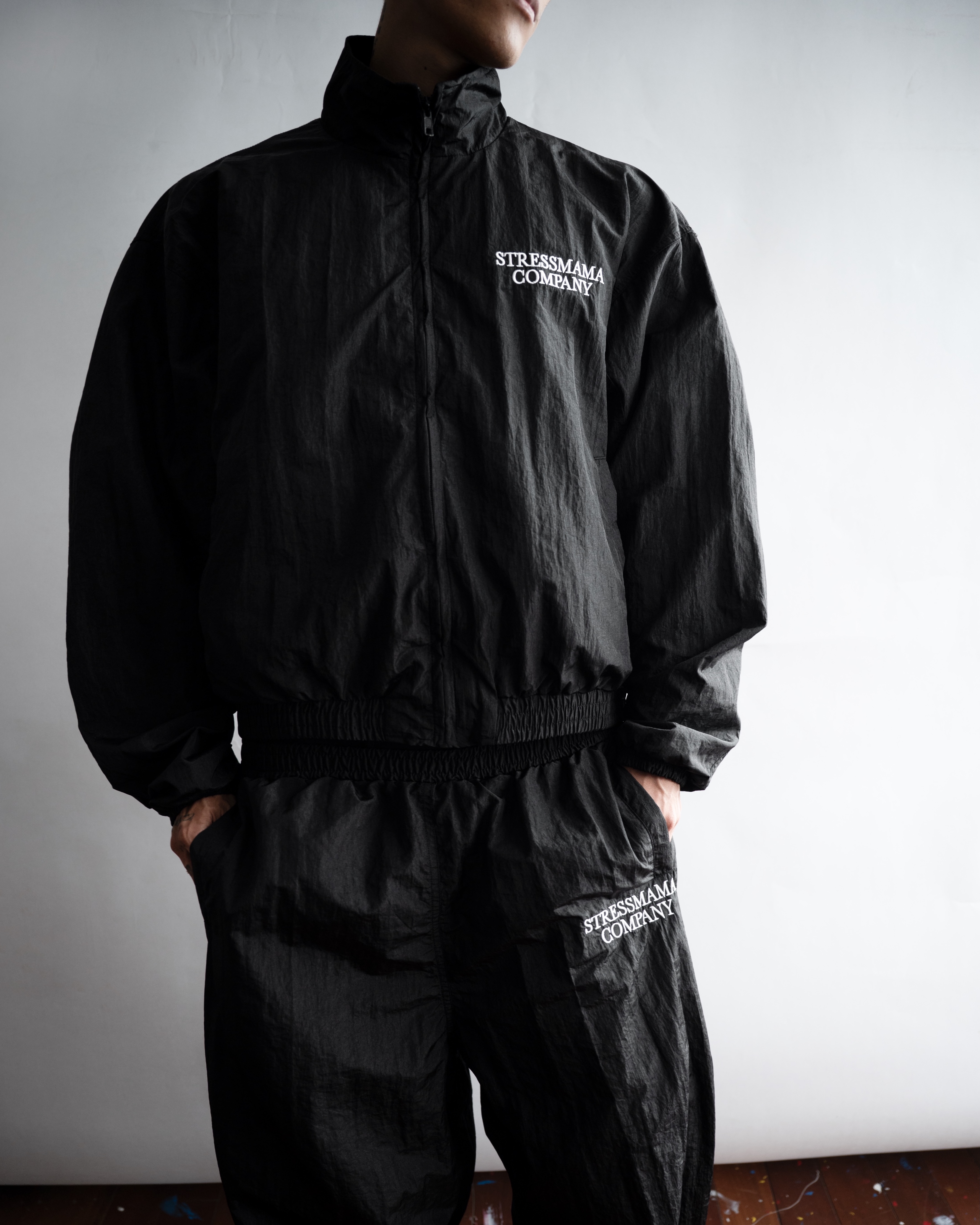 SSMA COMPANY TRACK JACKET - BLACK