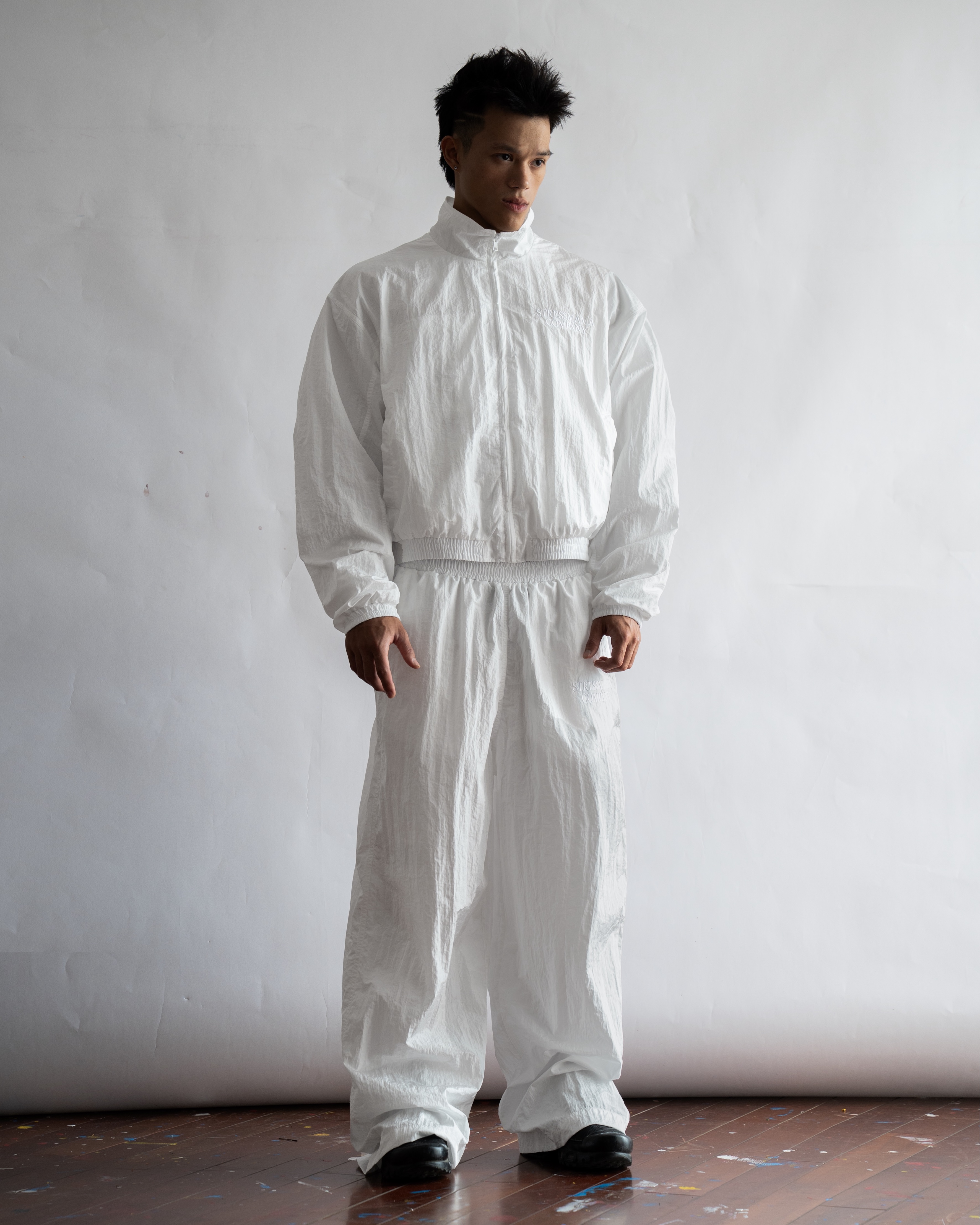 SSMA COMPANY TRACK JACKET - WHITE