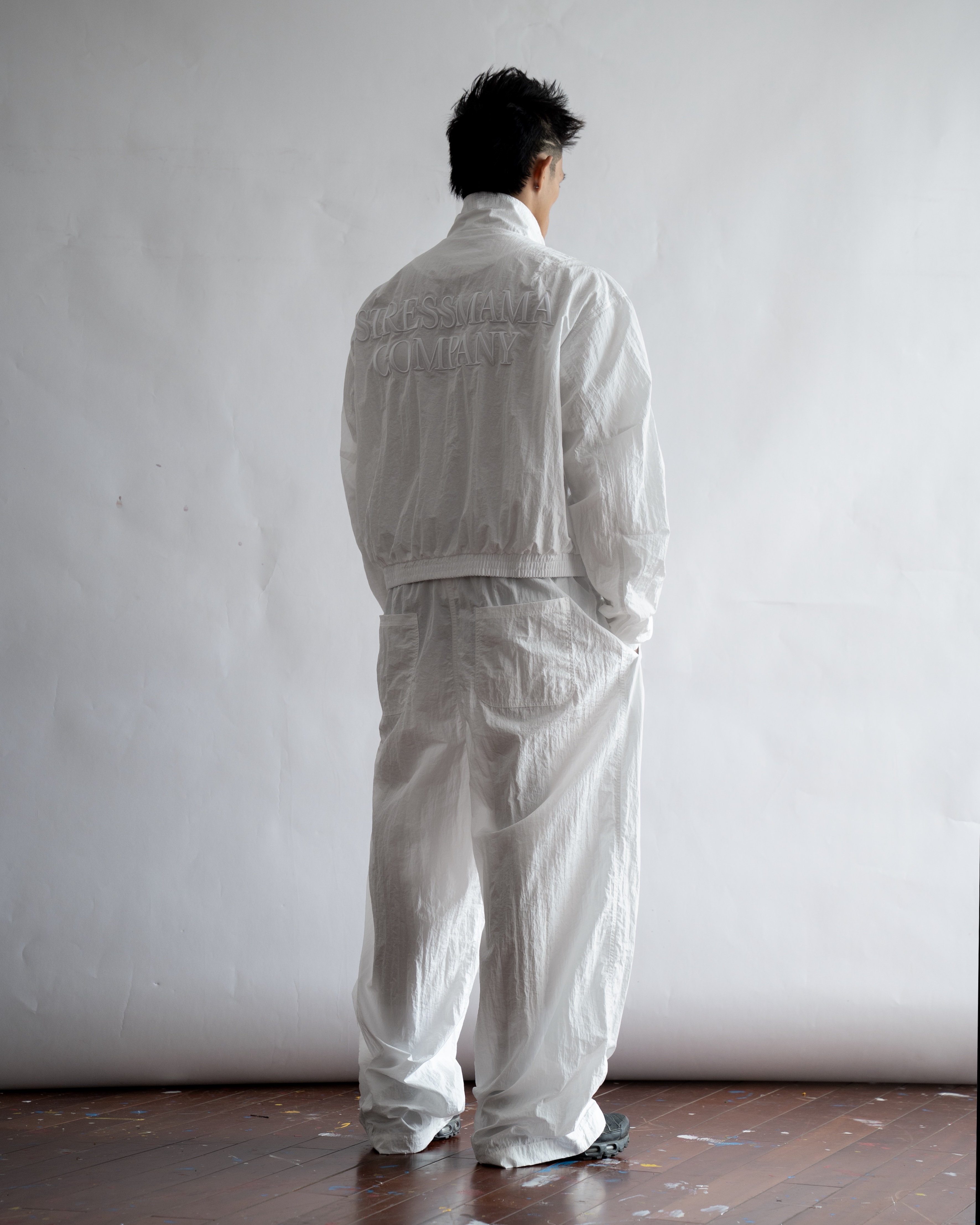 SSMA COMPANY TRACK JACKET - WHITE