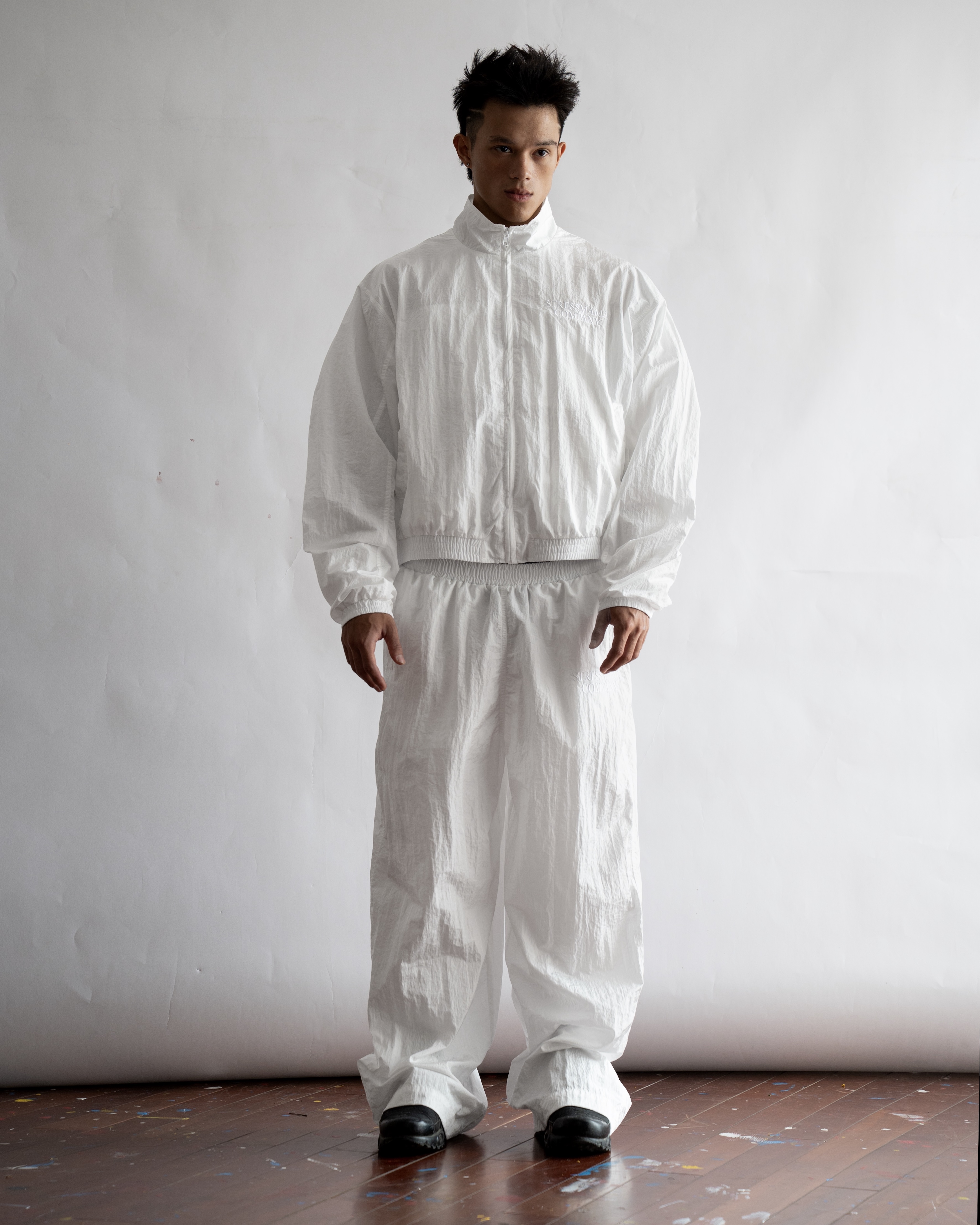 SSMA COMPANY TRACK JACKET - WHITE
