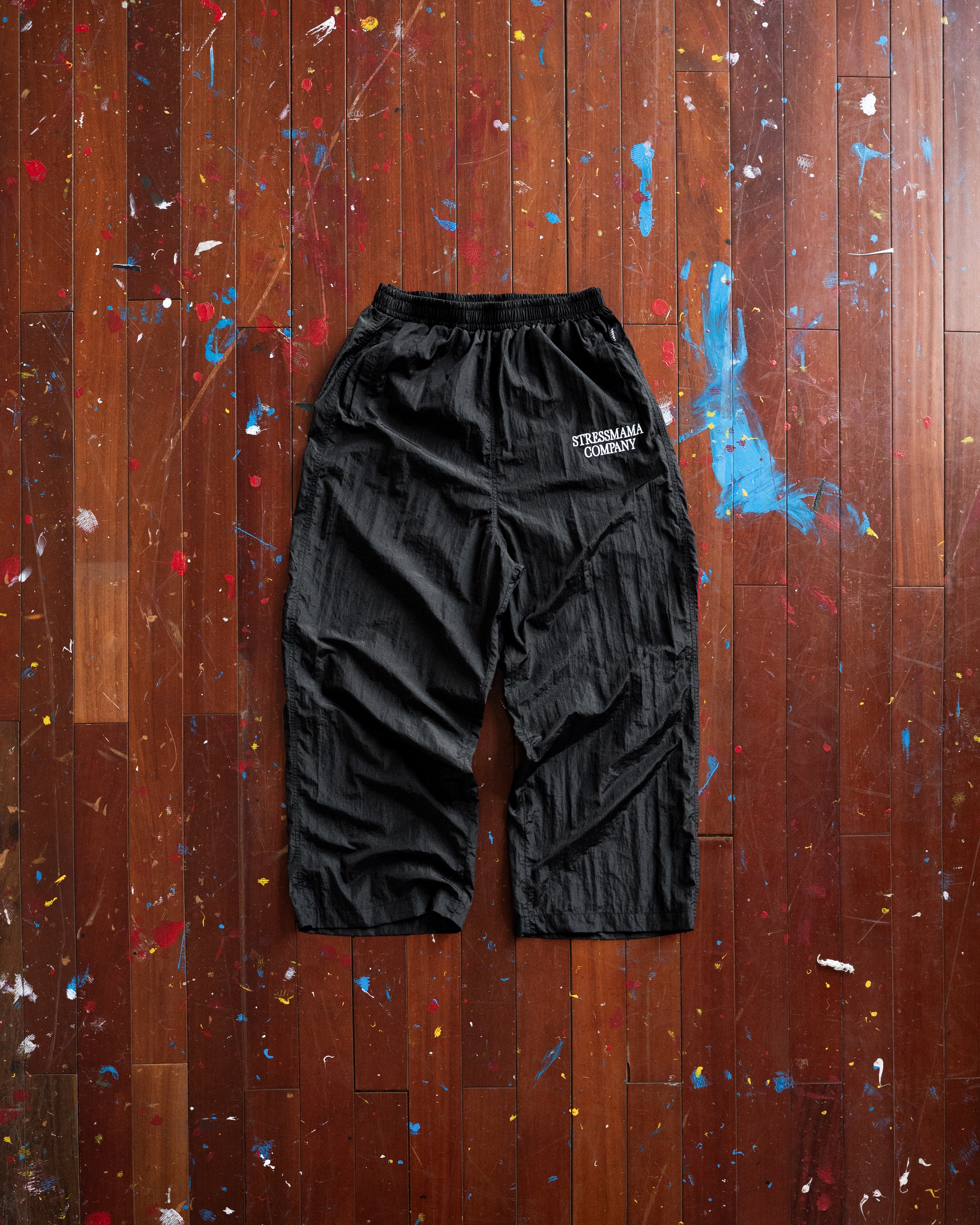 SSMA COMPANY TRACKSUIT PANTS - BLACK