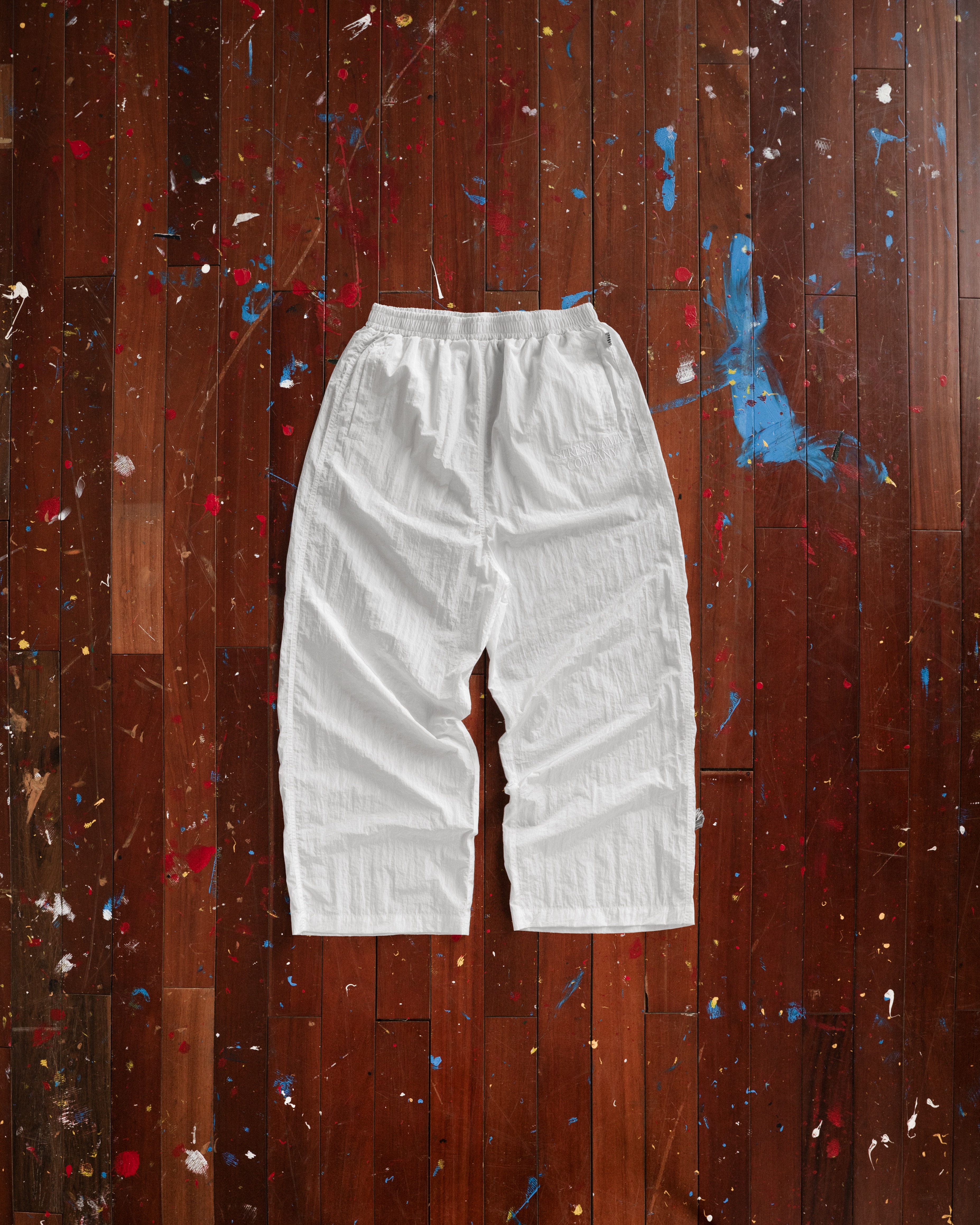SSMA COMPANY TRACKSUIT PANTS - WHITE