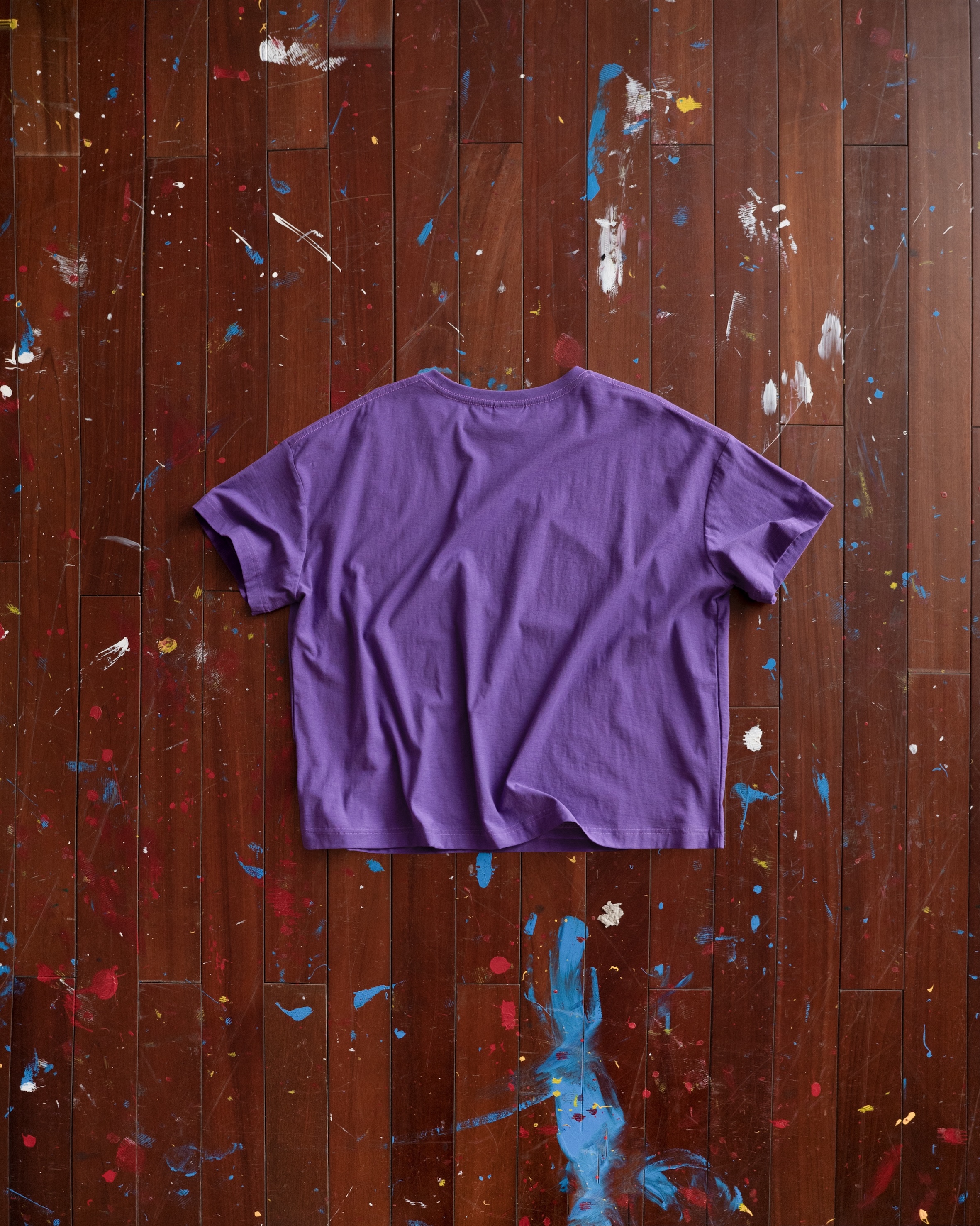 SSMA CRAYON LOGO T-SHIRT - PURPLE
