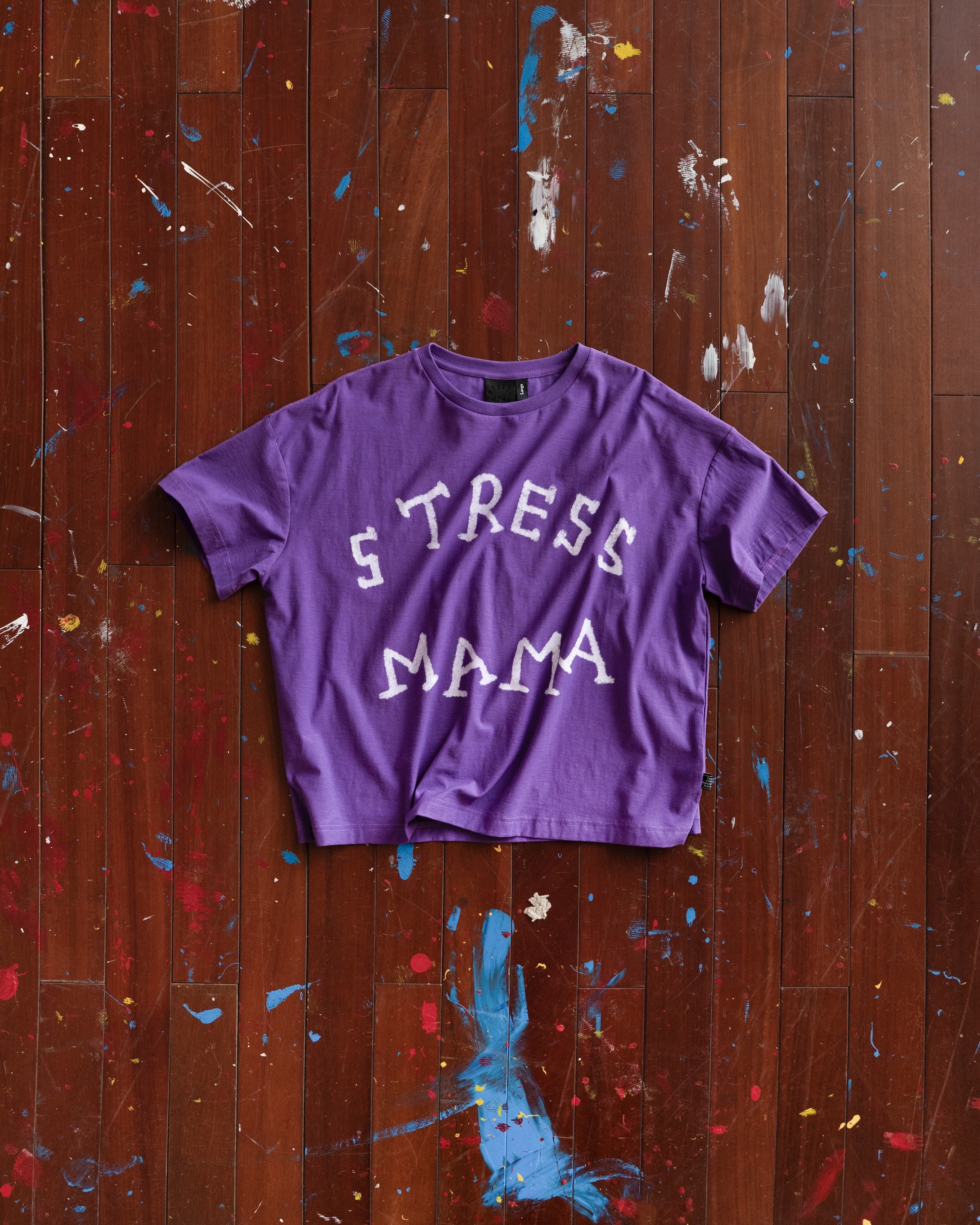 SSMA CRAYON LOGO T-SHIRT - PURPLE