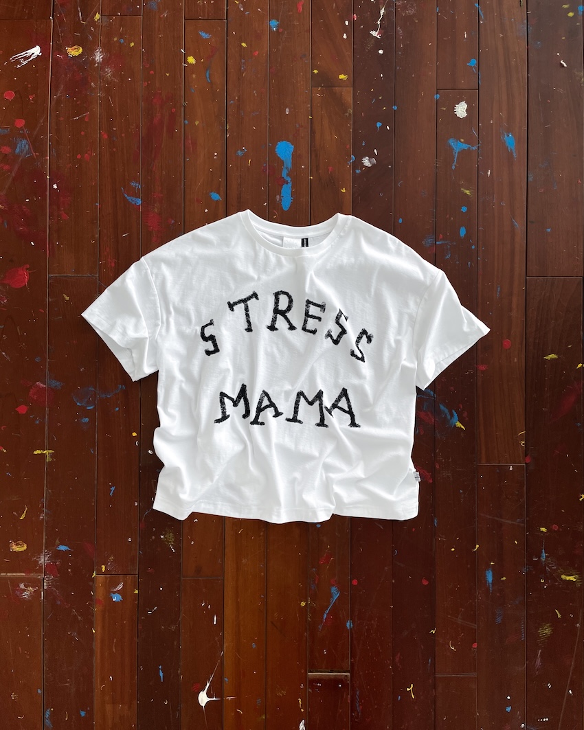 SSMA CRAYON LOGO T-SHIRT - WHITE