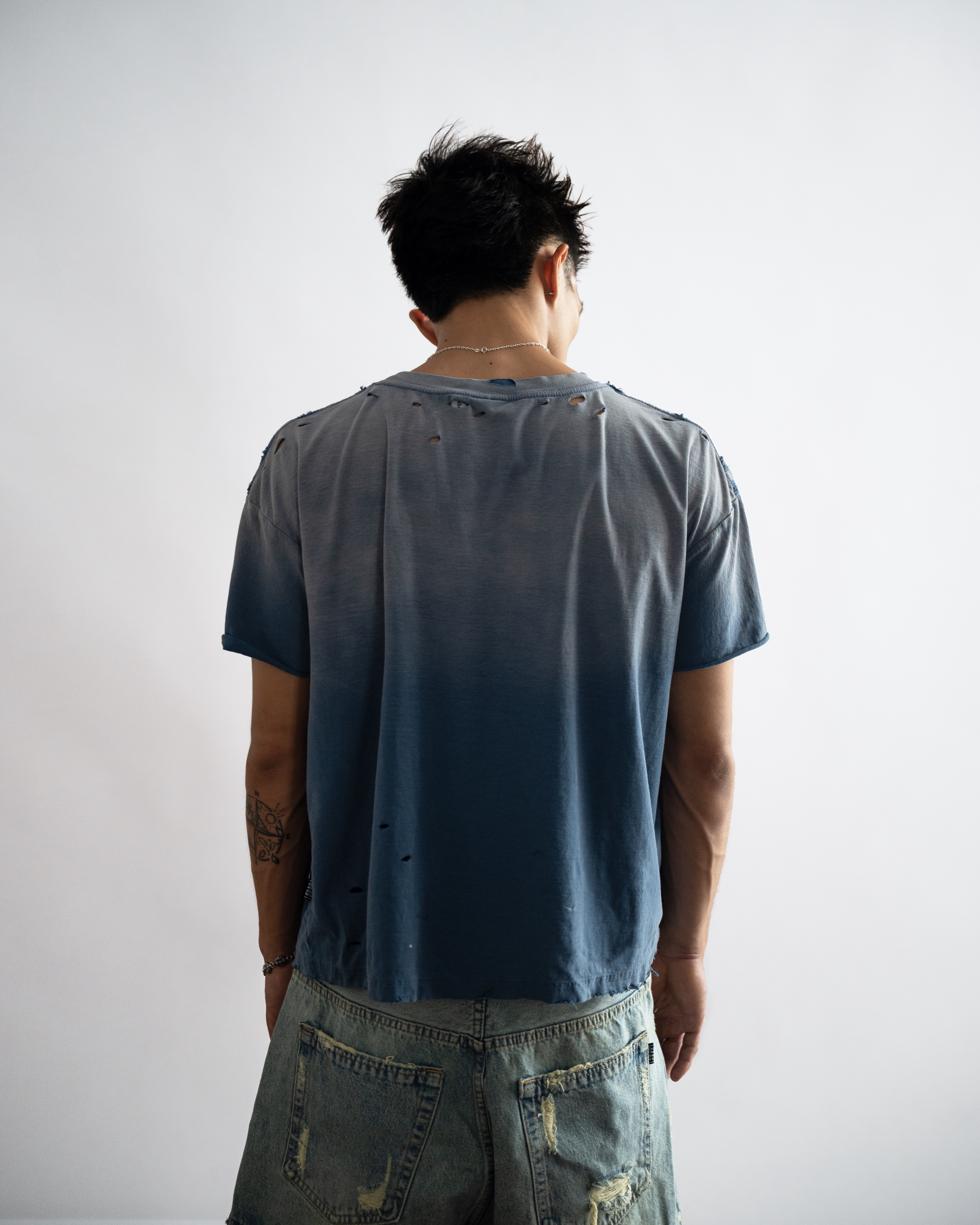 SSMA CURATED WASHED T-SHIRT - BLUE