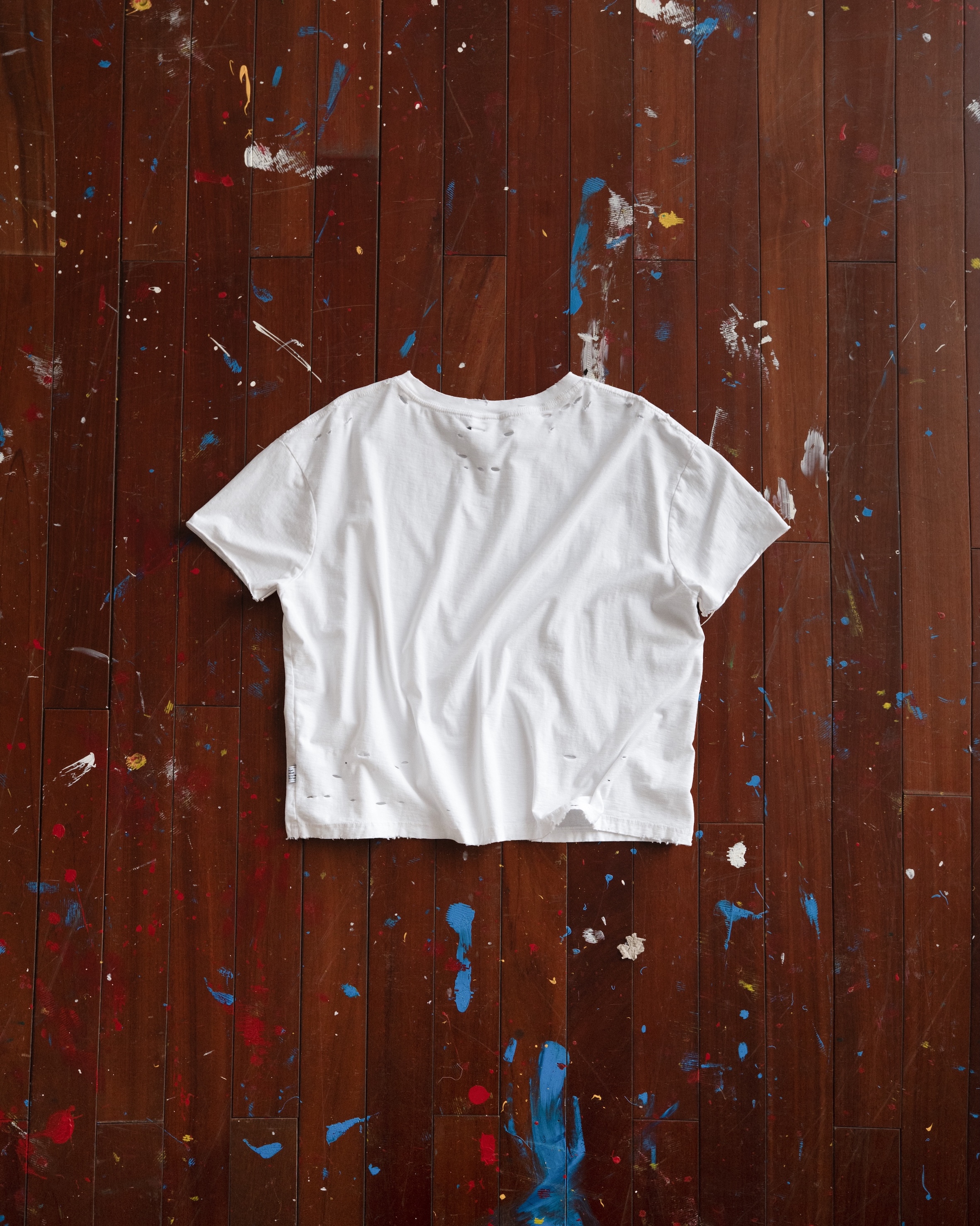 SSMA CURATED WASHED T-SHIRT - WHITE