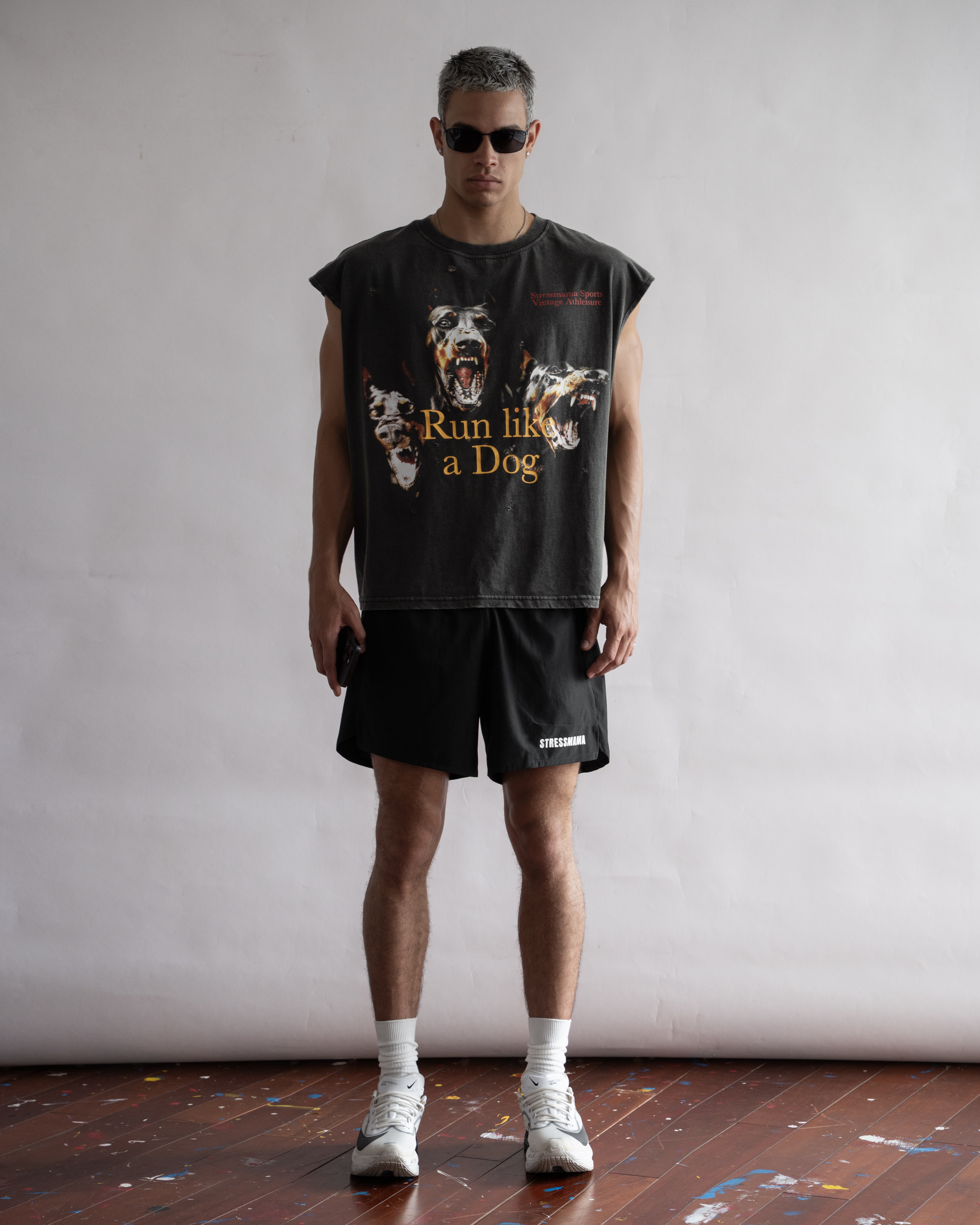 SSMA DOG RUN TANKTOP - BLACK