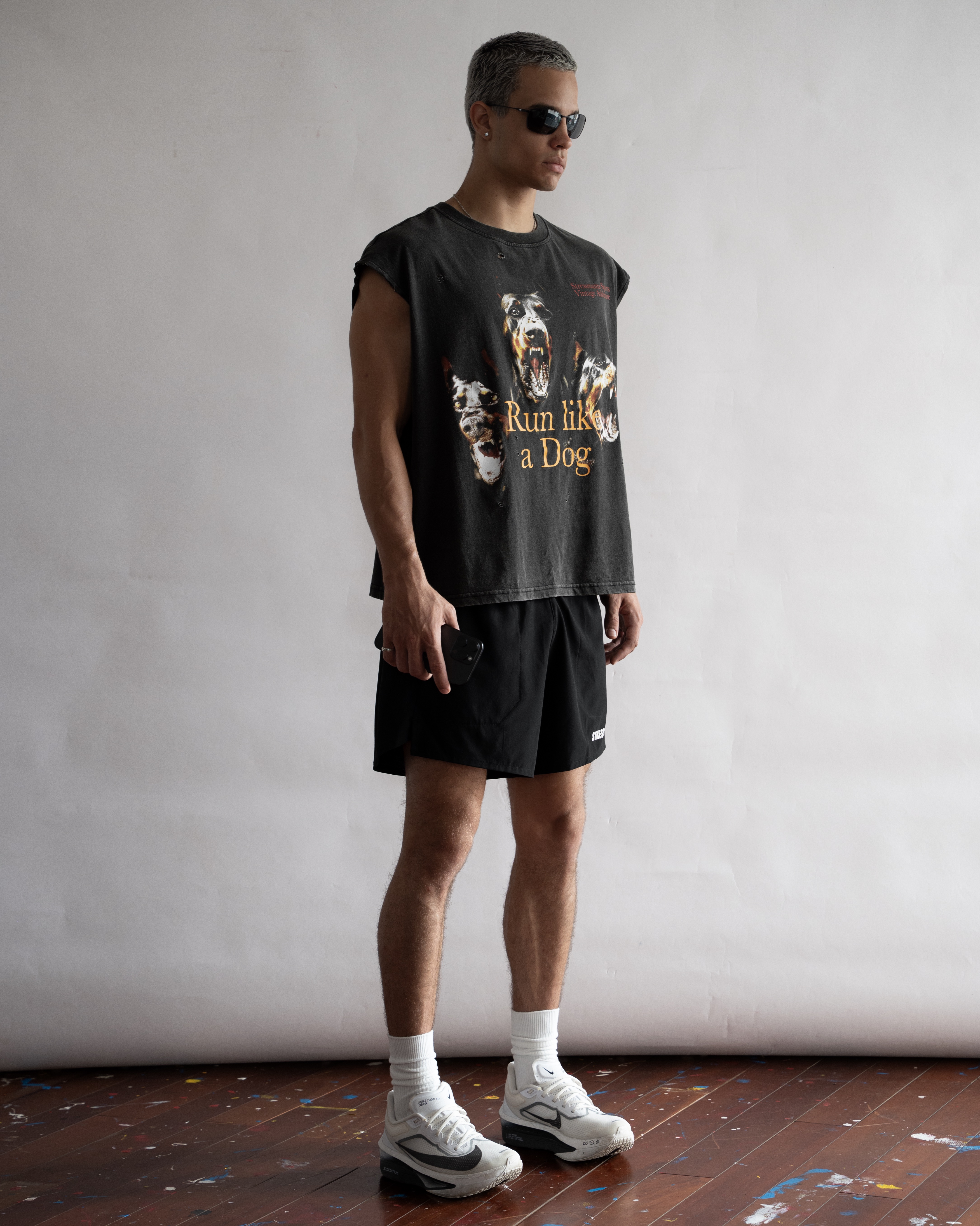 SSMA DOG RUN TANKTOP - BLACK