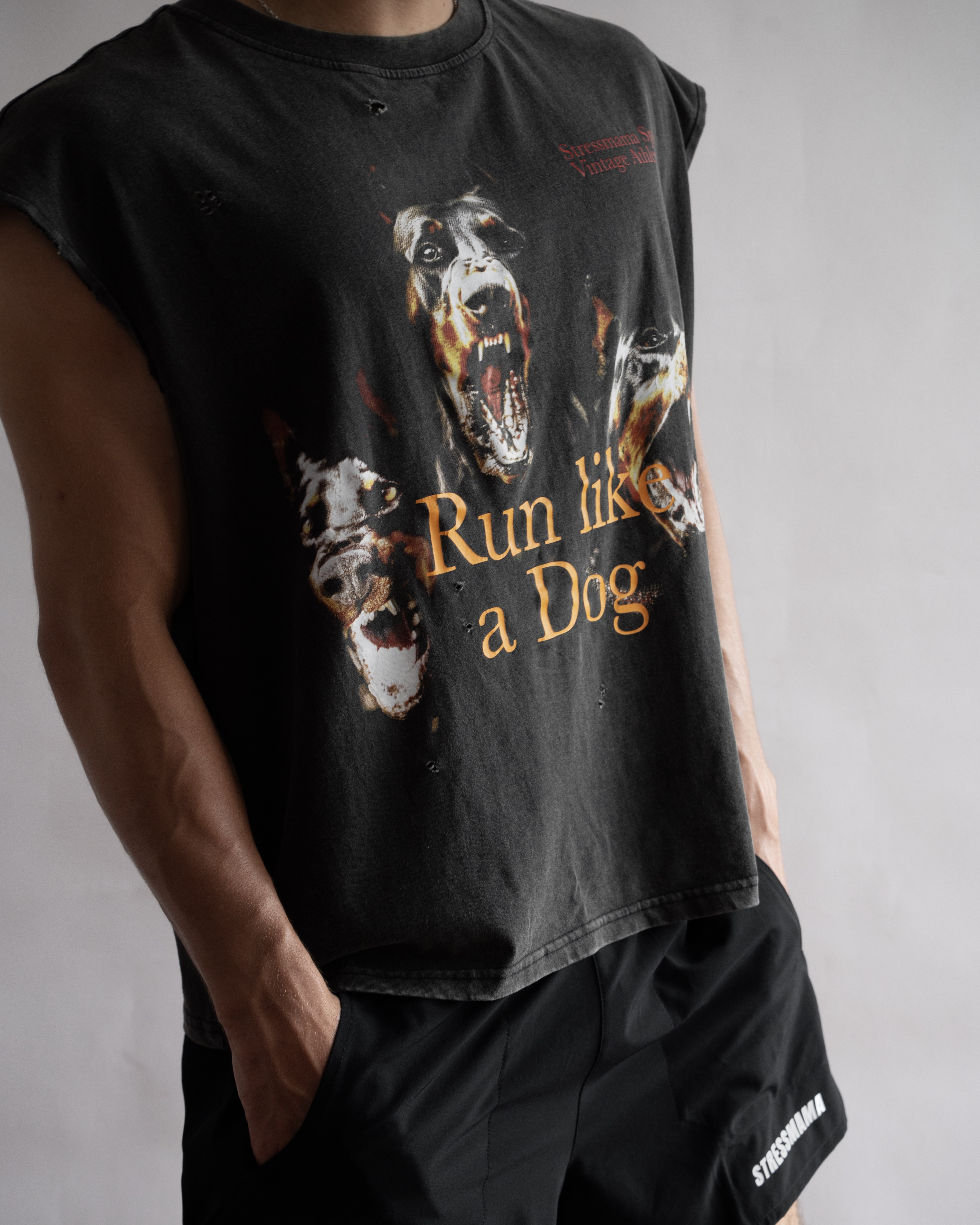SSMA DOG RUN TANKTOP - BLACK