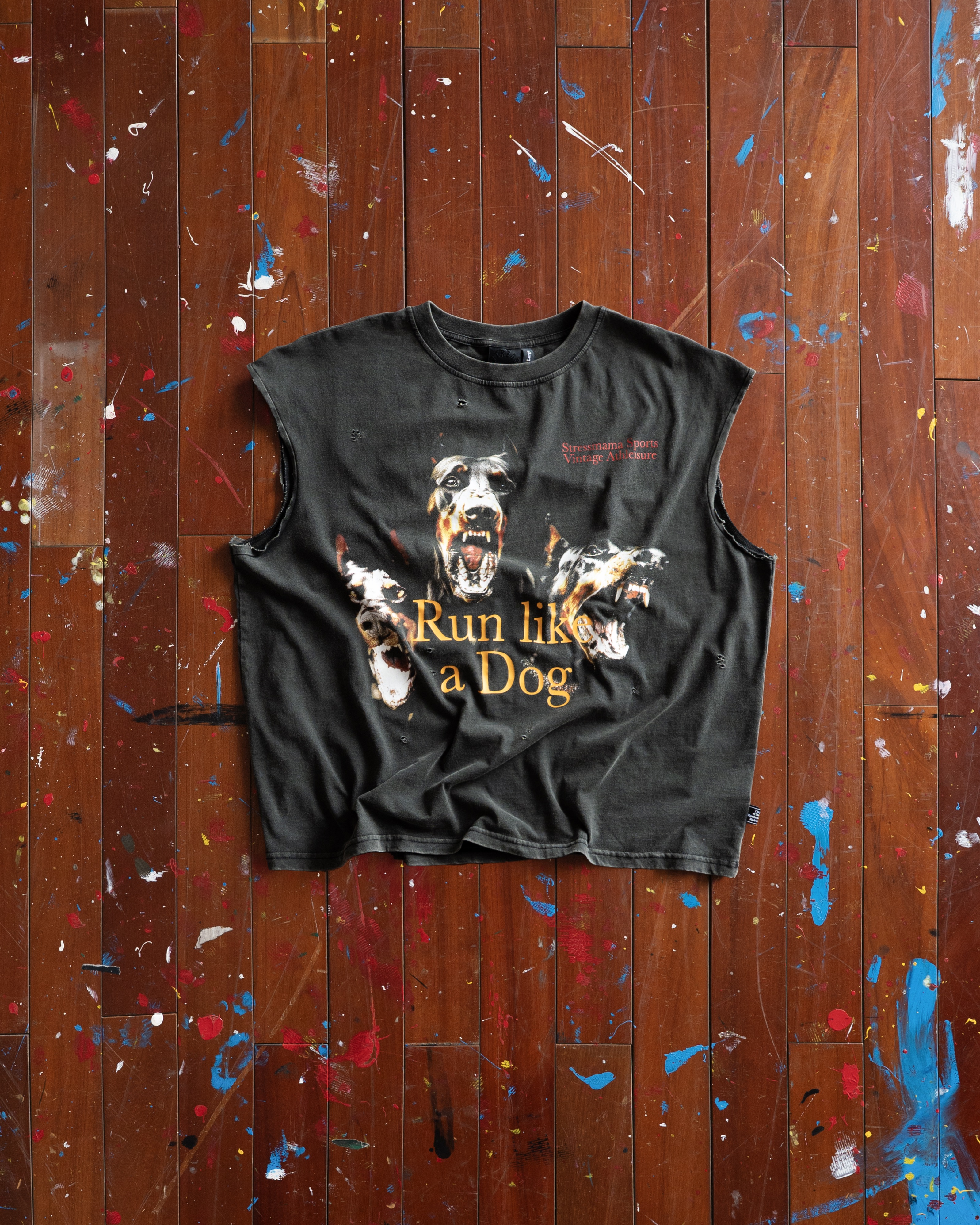 SSMA DOG RUN TANKTOP - BLACK