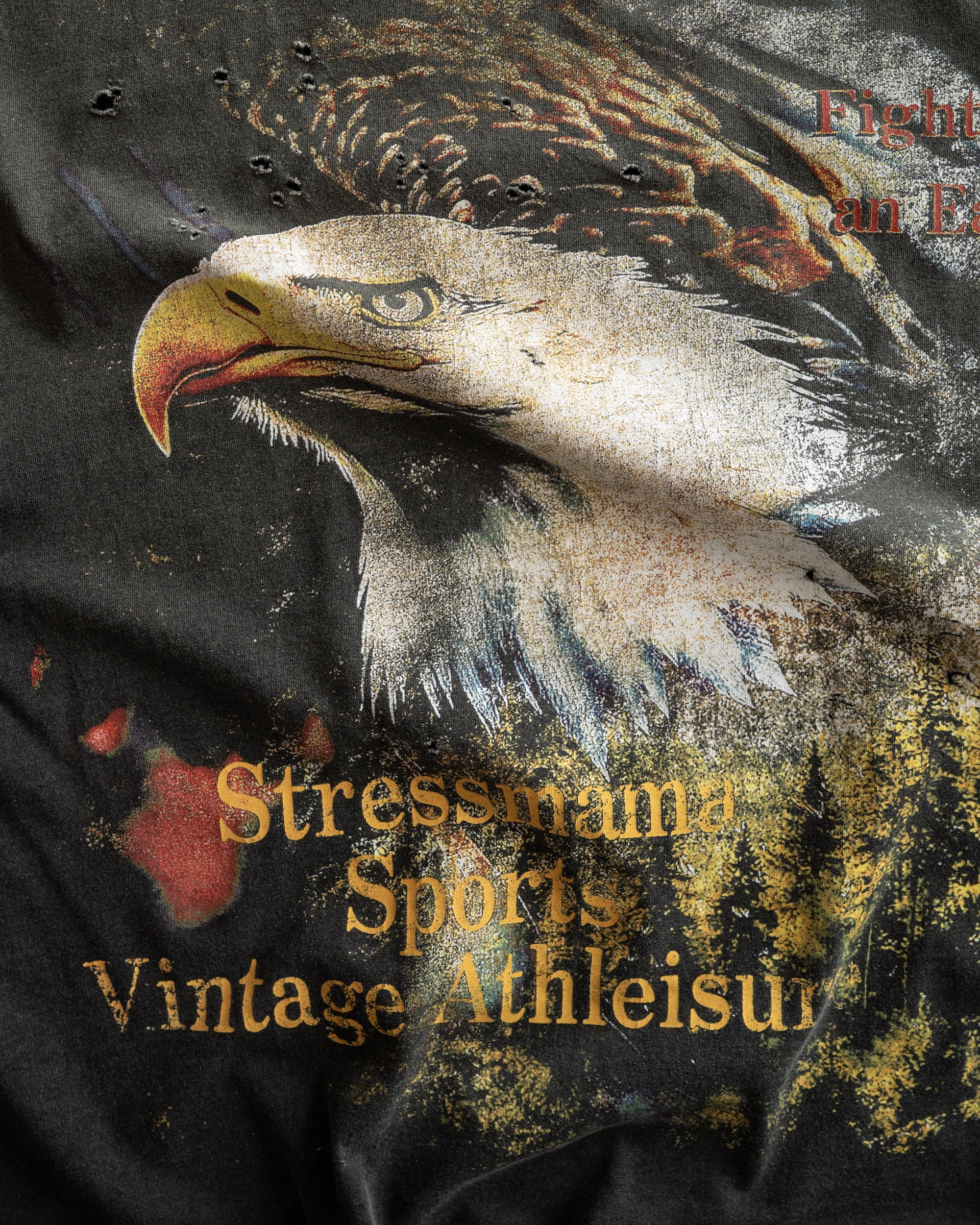 SSMA EAGLE FIGHT T-SHIRT - BLACK