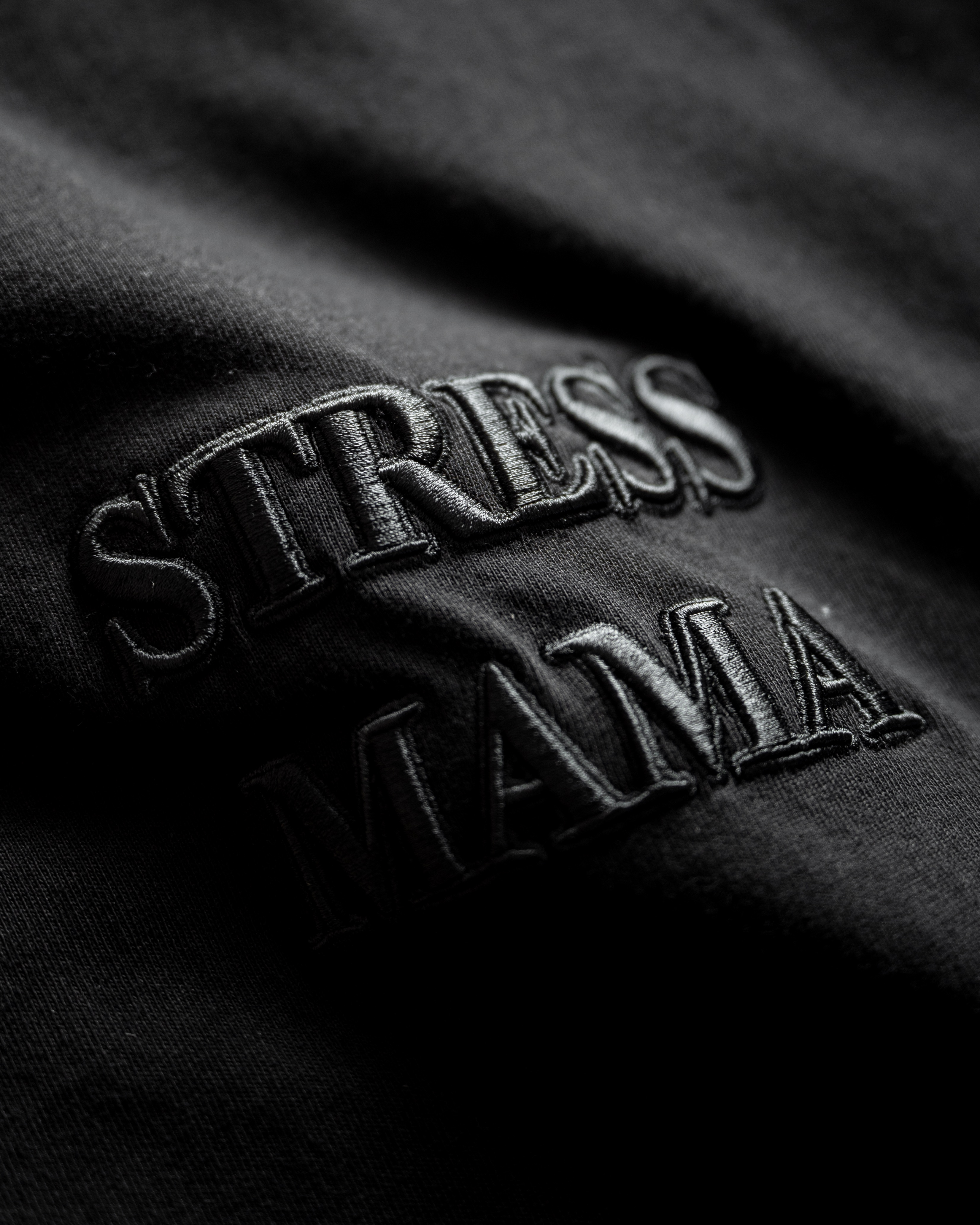 SSMA EMBROIDERY BASIC T-SHIRT - BLACK