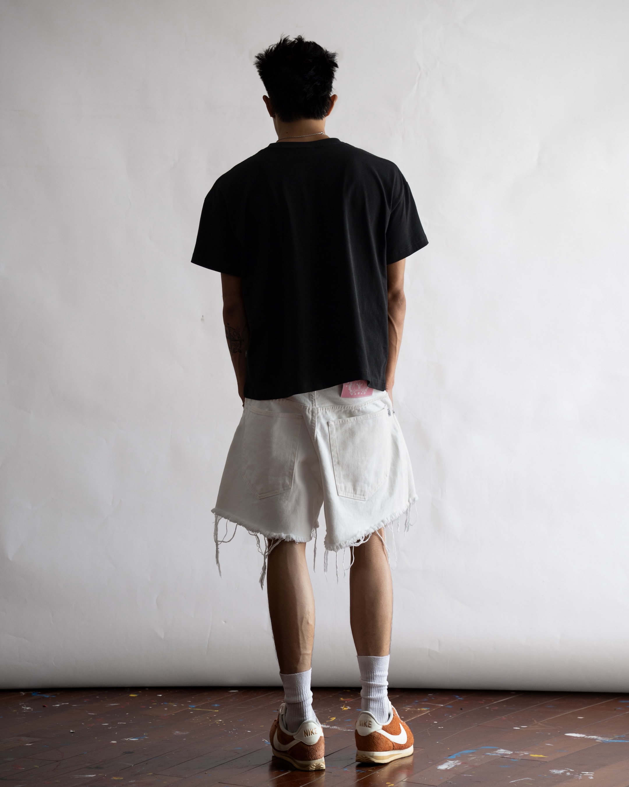 SSMA EMBROIDERY BASIC T-SHIRT - BLACK
