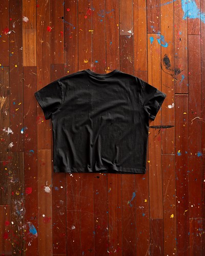 SSMA EMBROIDERY BASIC T-SHIRT - BLACK