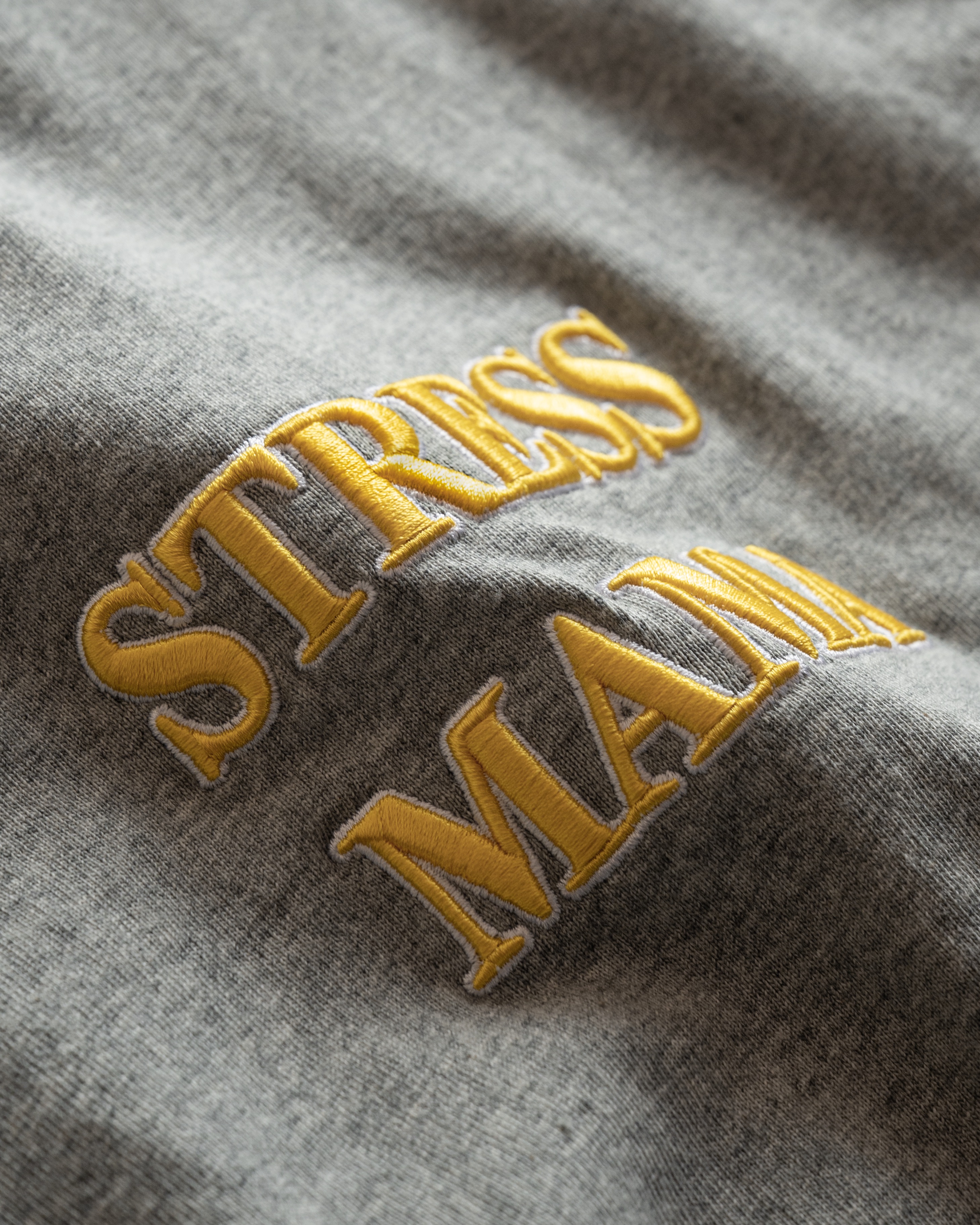 SSMA EMBROIDERY BASIC T-SHIRT - GRAY
