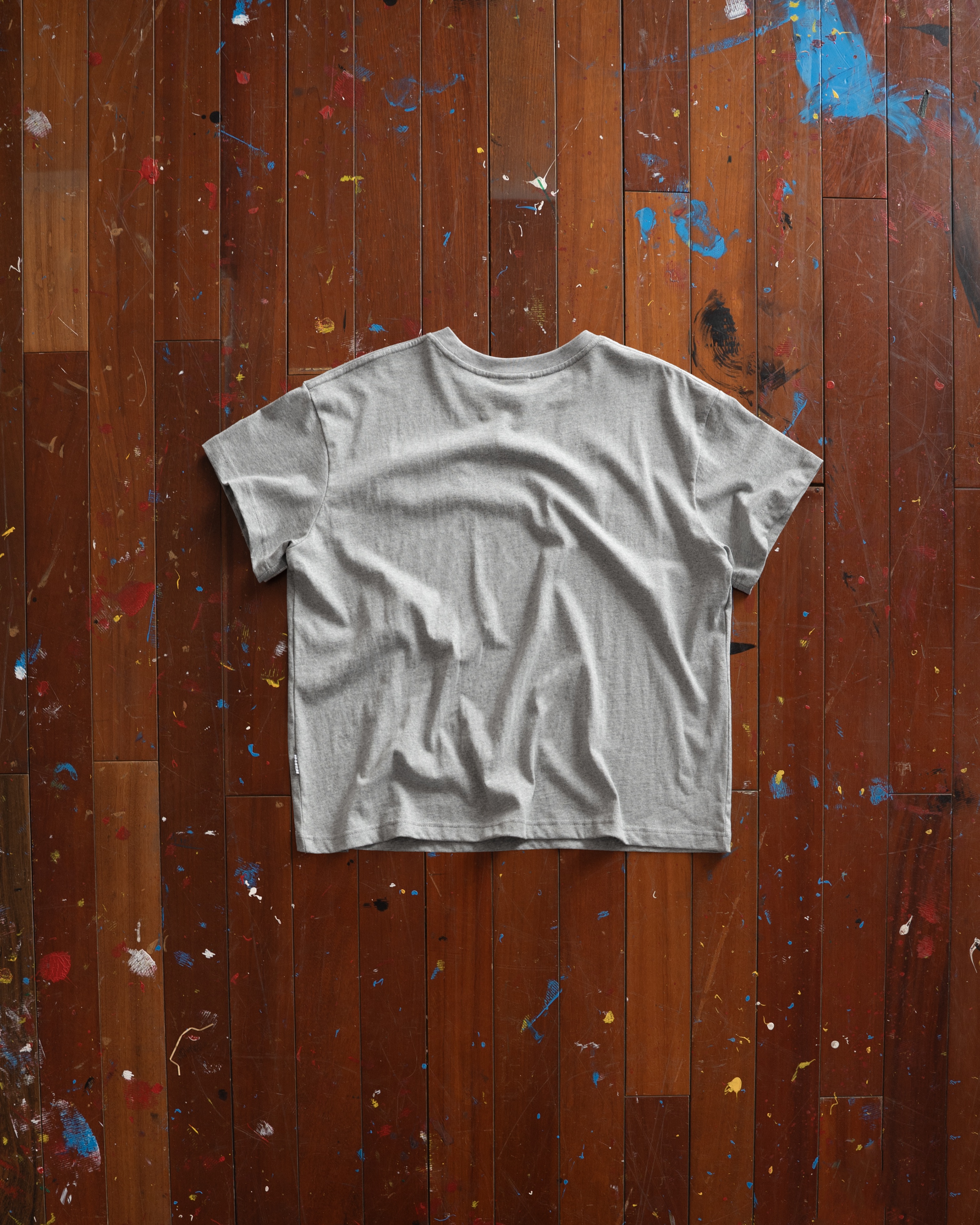 SSMA EMBROIDERY BASIC T-SHIRT - GRAY
