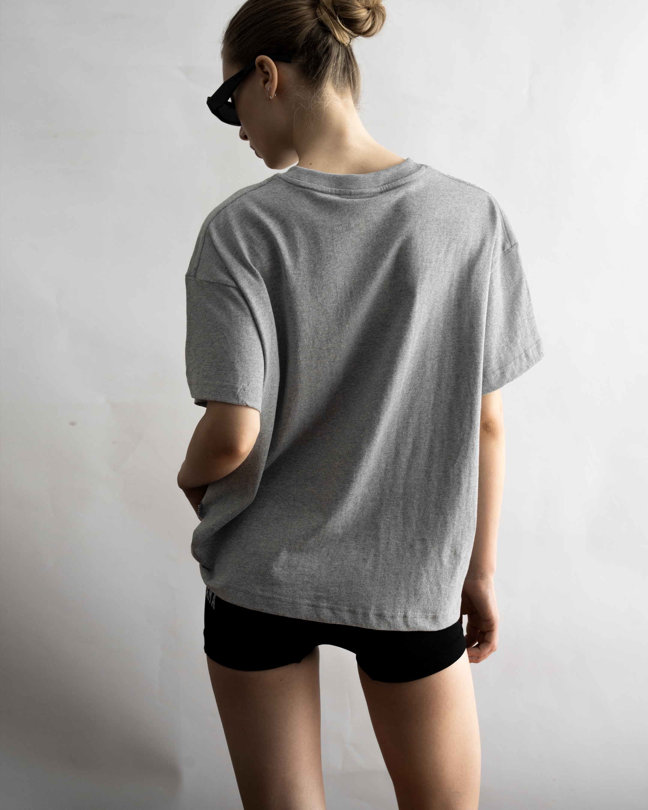 SSMA EMBROIDERY BASIC T-SHIRT - GRAY
