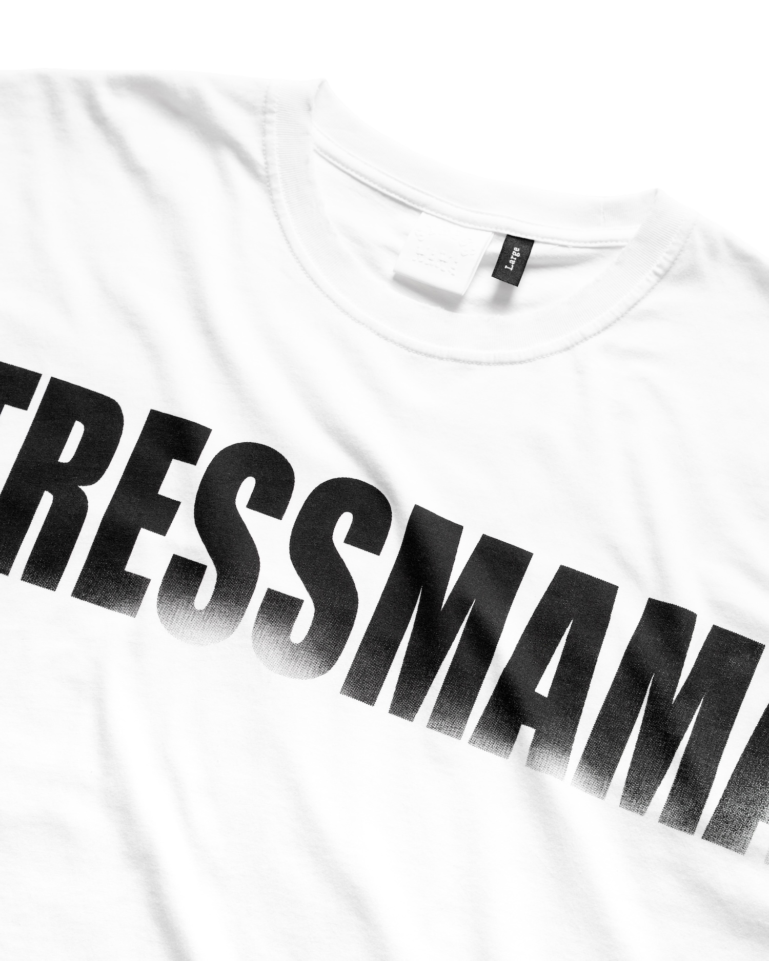 SSMA FADED LOGO T-SHIRT - WHITE