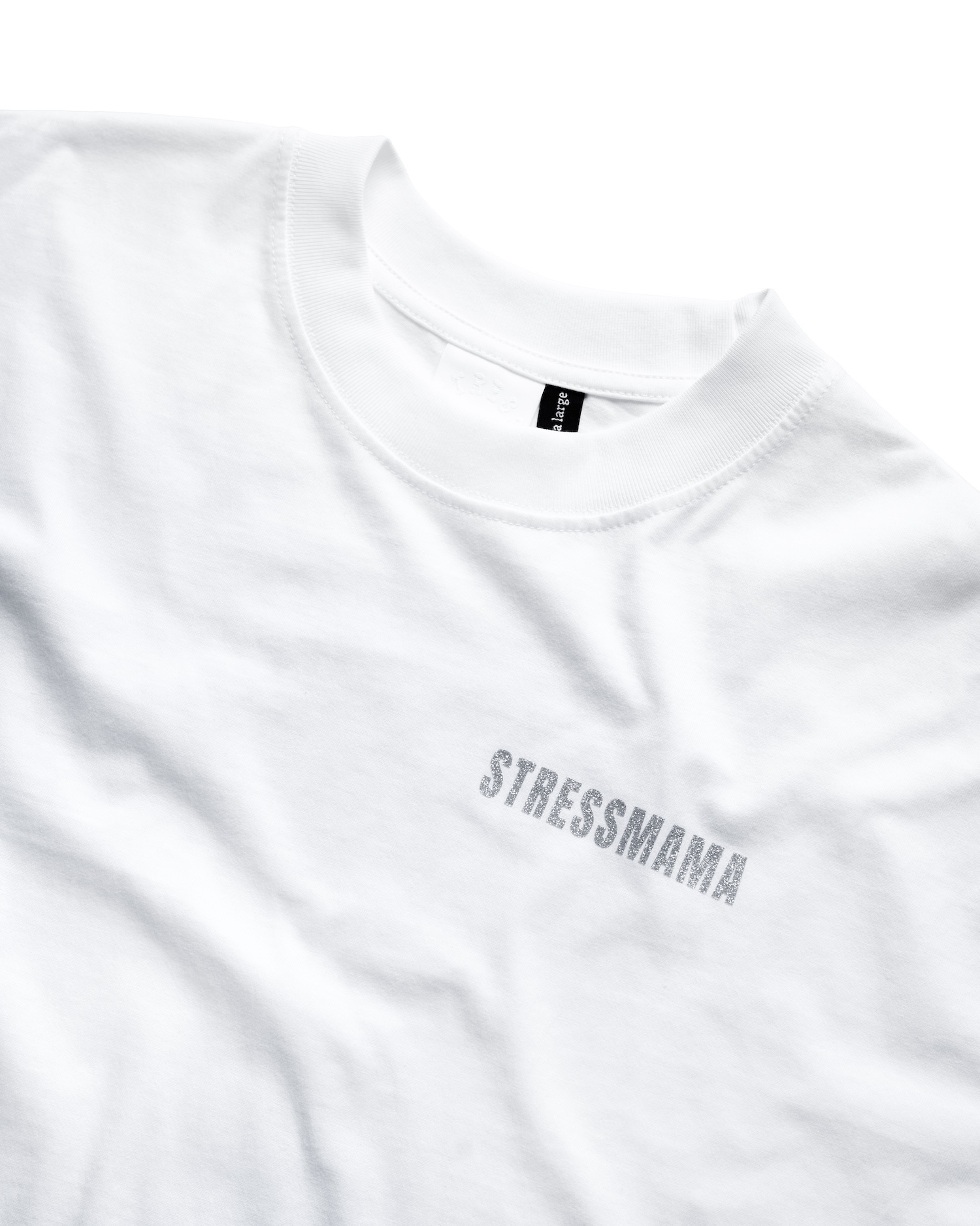 SSMA GLITTER T-SHIRT - WHITE