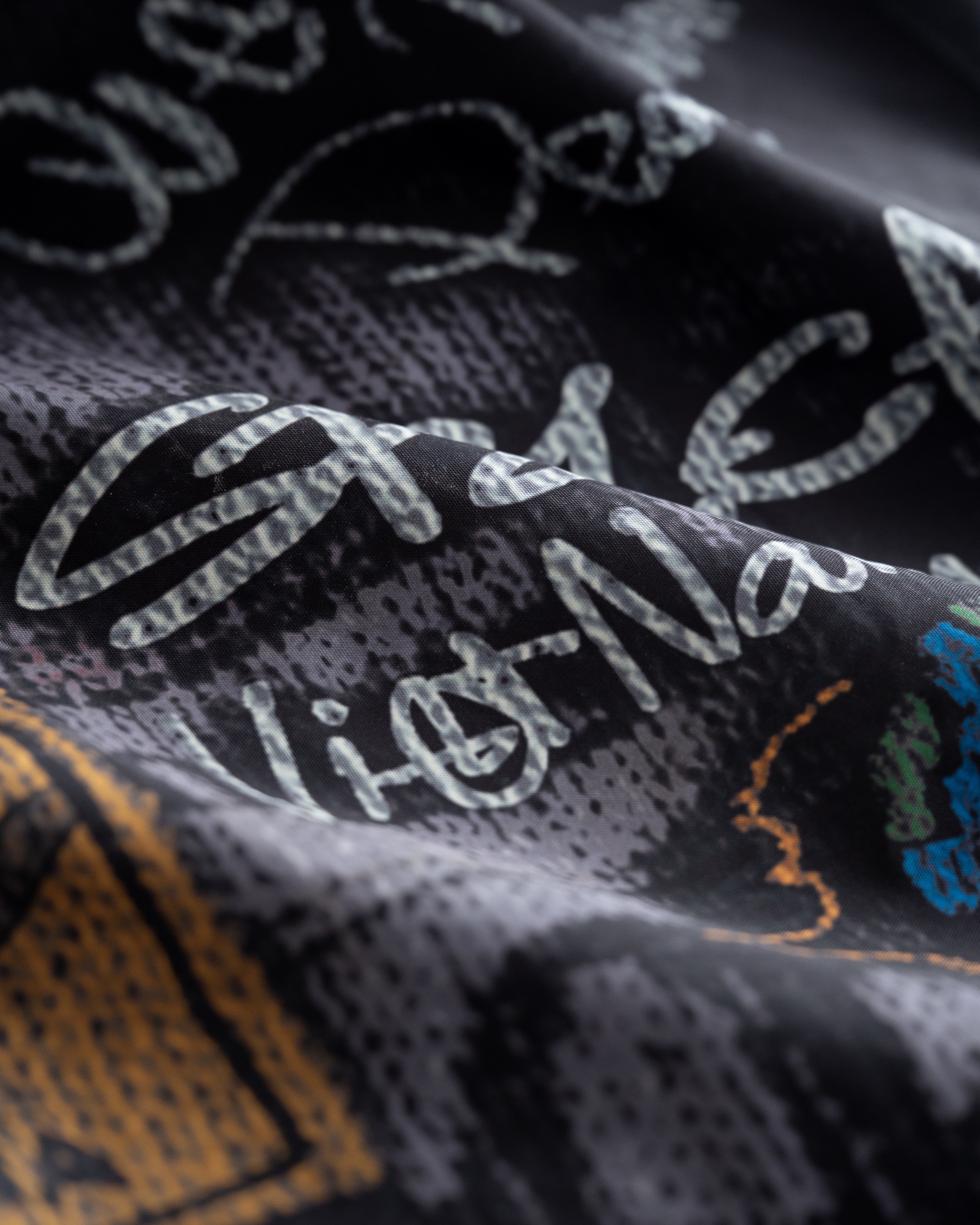 SSMA GRAFFITI PANTS - BLACK